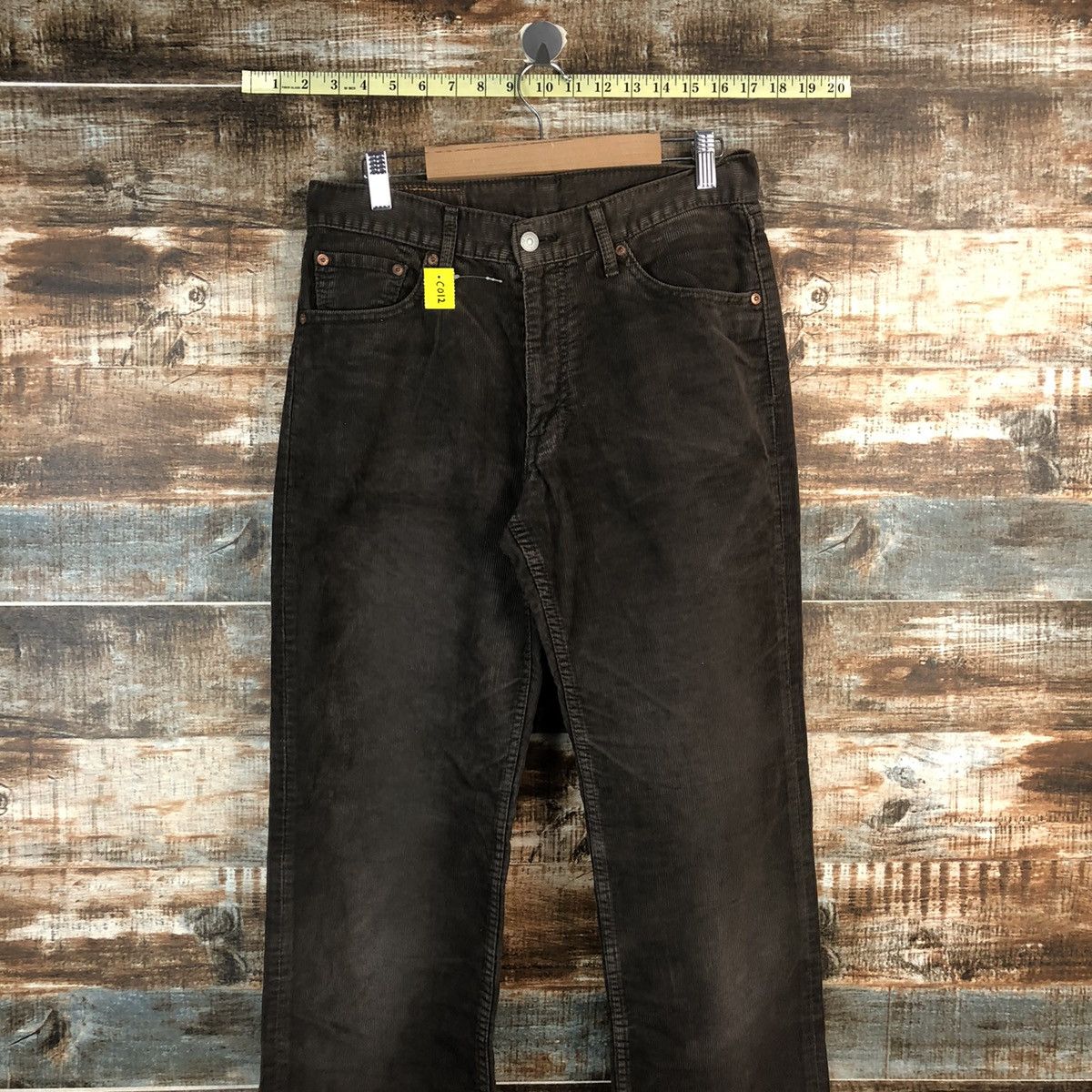 Levi's DLL Levis 702 Brown Corduroy cargo Pants #C012 Size US 31 - 2 Thumbnail