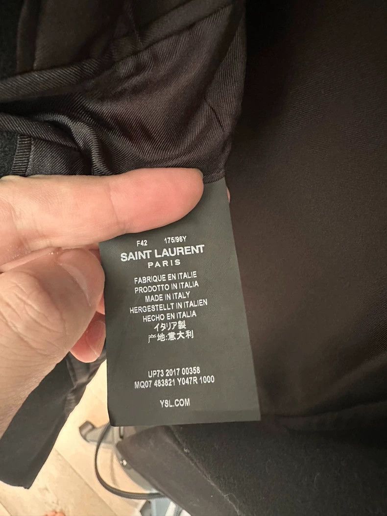 Saint Laurent Paris Saint Laurent Black Overcoat Never Worn-2506 Size M / US 6-8 / IT 42-44 - 7 Thumbnail