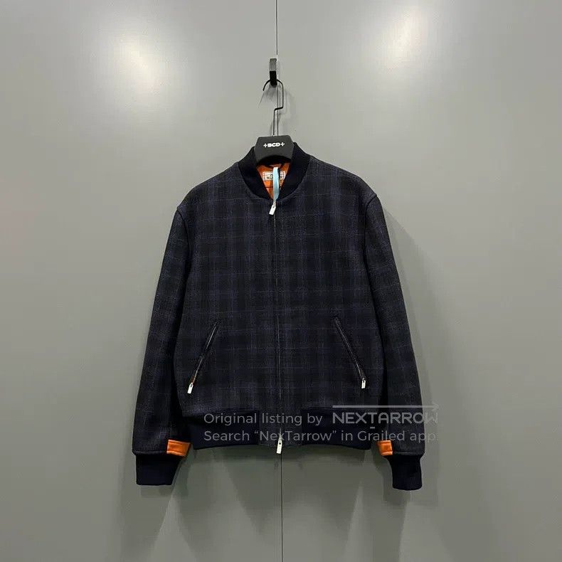 Hermes Hermes Classic Plaid Wool Jacket Size US M / EU 48-50 / 2 - 1 Thumbnail