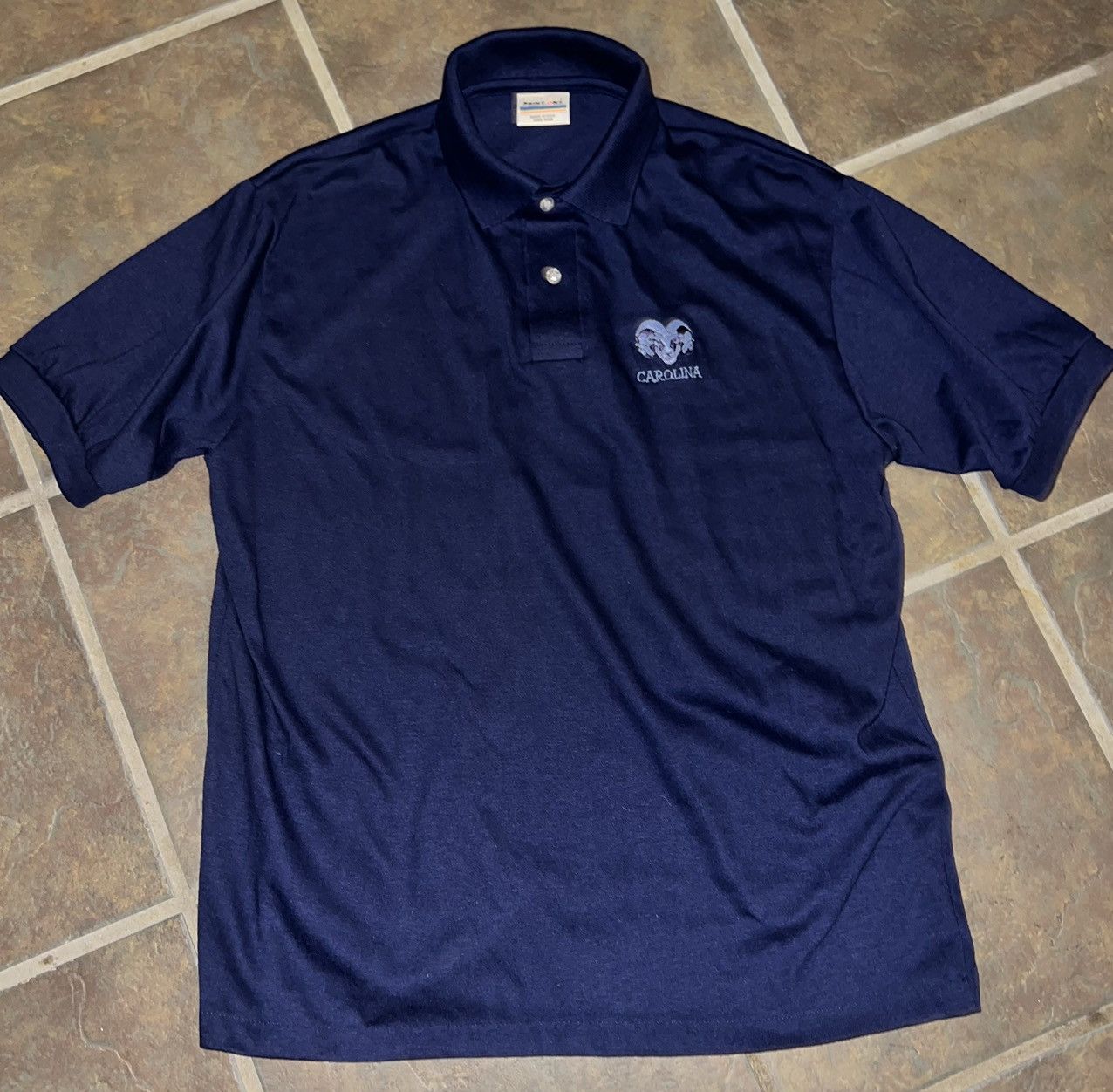 NCAA × Vintage VINTAGE UNC TAR HEELS POLO Size US L / EU 52-54 / 3 - 1 Thumbnail