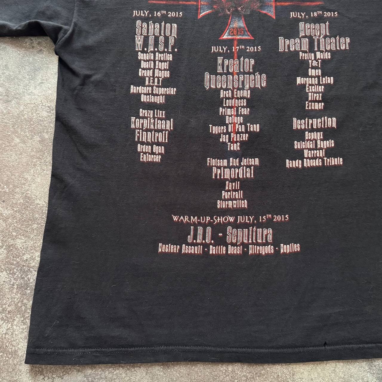 Band Tees Cross Logo Vintage Festival Rock Band T-Shirt Size US XL / EU 56 / 4 - 11 Thumbnail