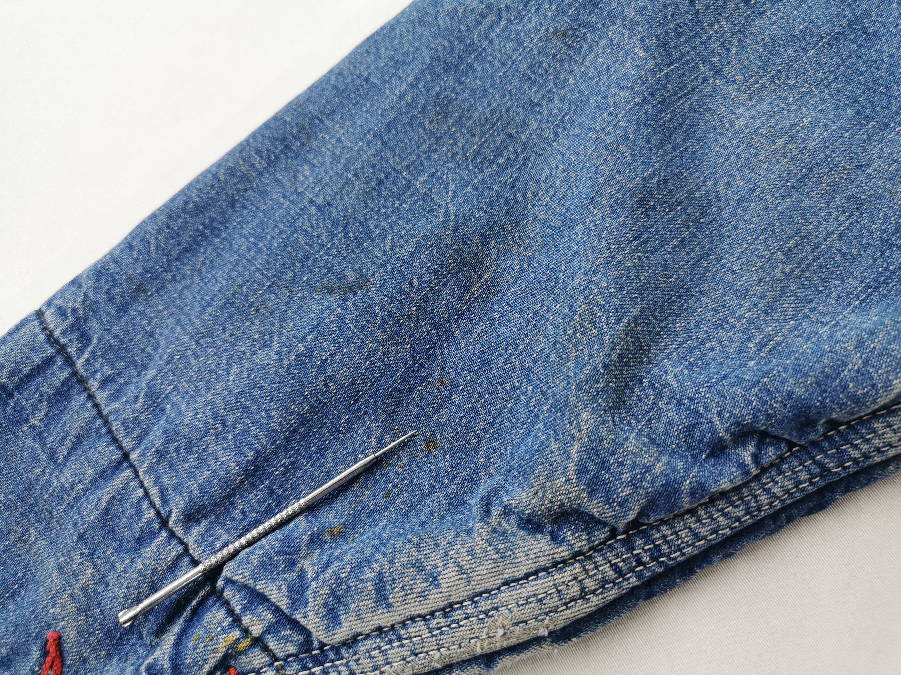 Big Mac Distressed Vintage 60's Big Mac Denim Jeans Jacket Size M Size US M / EU 48-50 / 2 - 10 Thumbnail