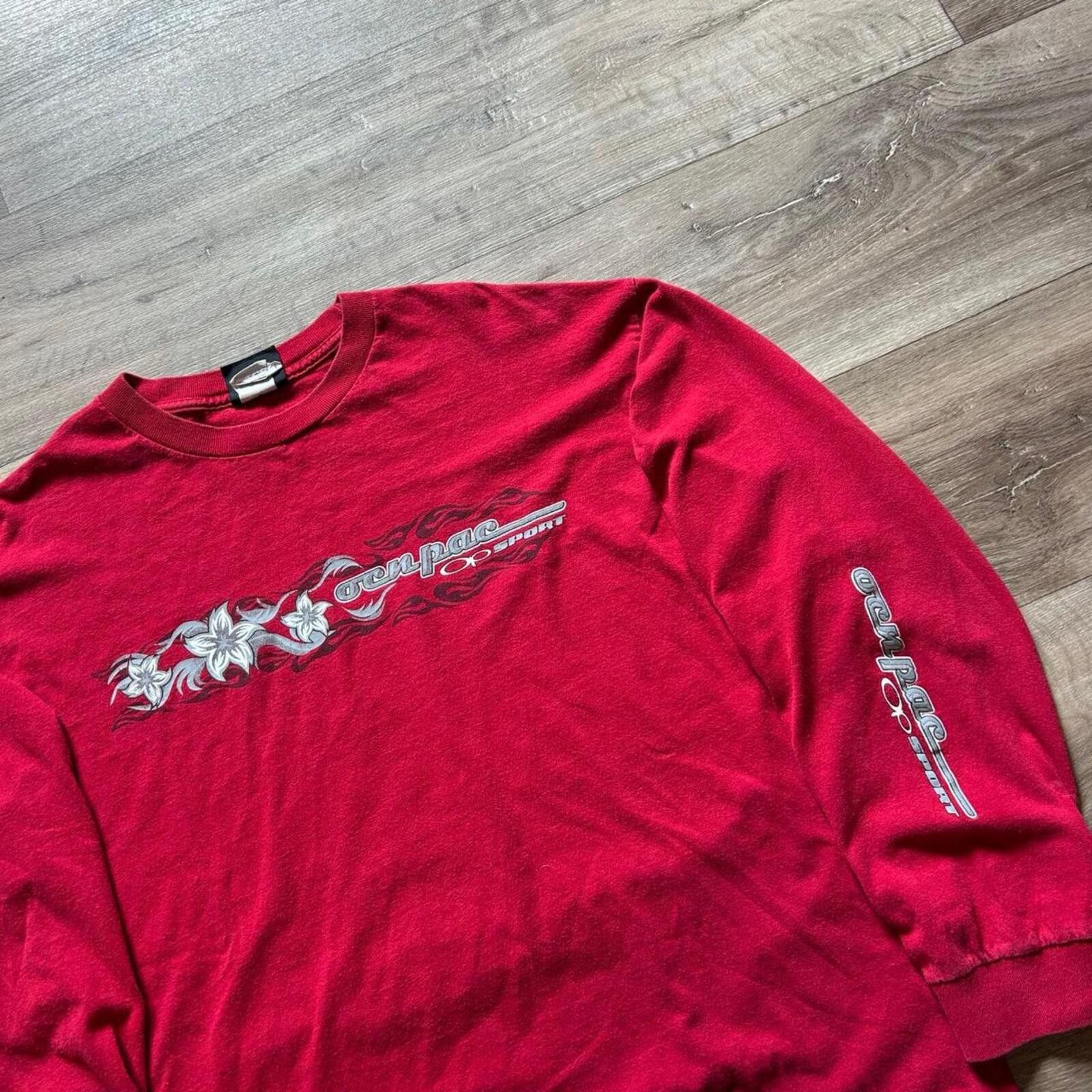 Ocean Pacific Ocean Pacific Men's Red Tshirt Size US XL / EU 56 / 4 - 2 Thumbnail