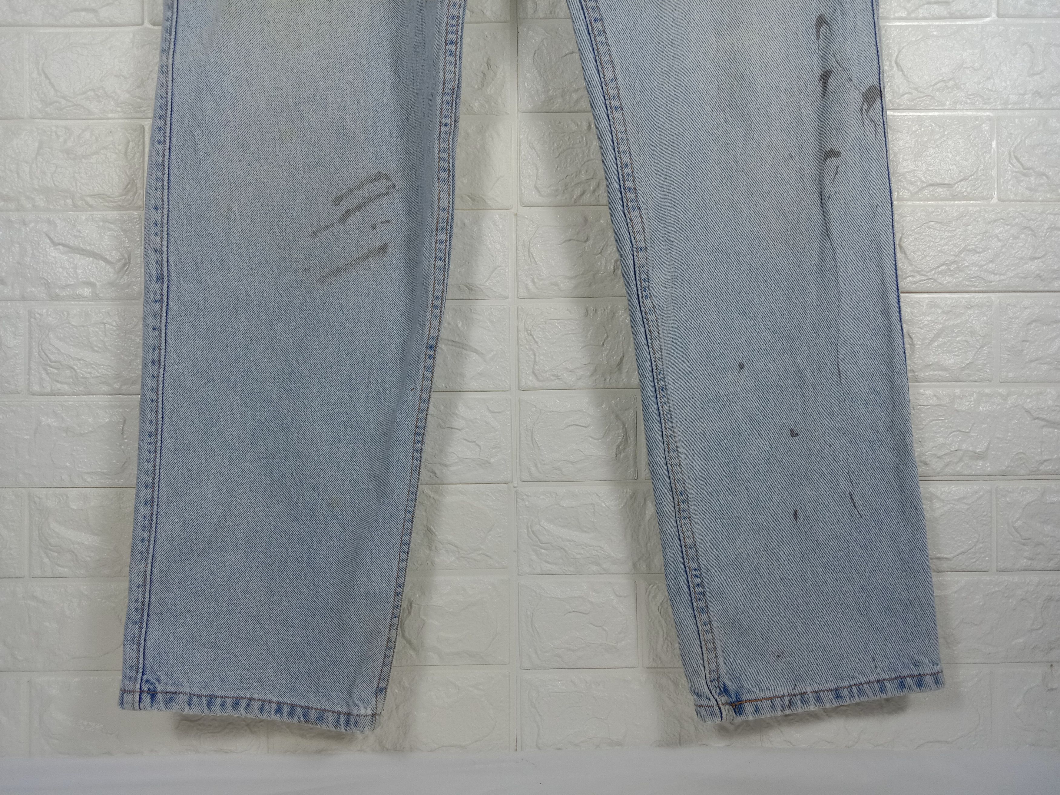 Levi's Vintage 90s Levi’s 540 Jeans Light Wash Distressed Denim Size US 40 / EU 56 - 4 Thumbnail