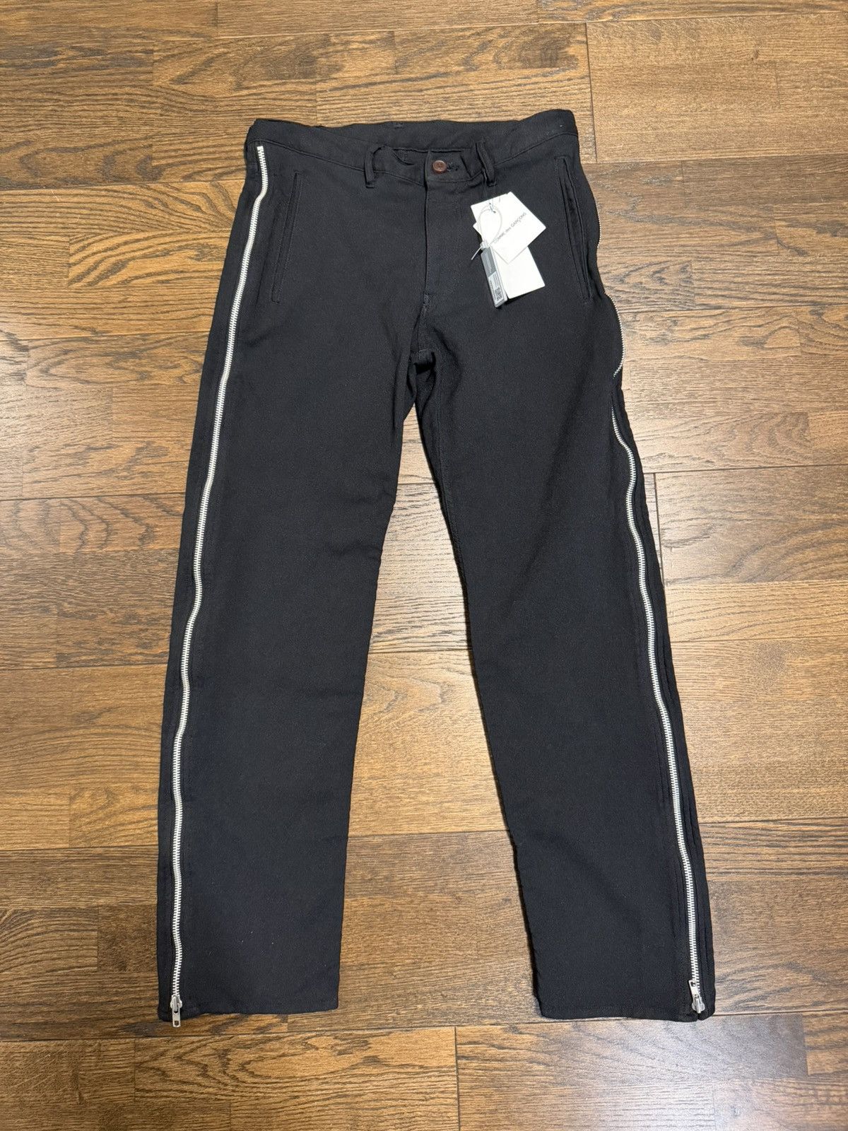 Comme des Garcons Black Black Comme des Garcons Zip Trouser Size US 31 - 3 Thumbnail