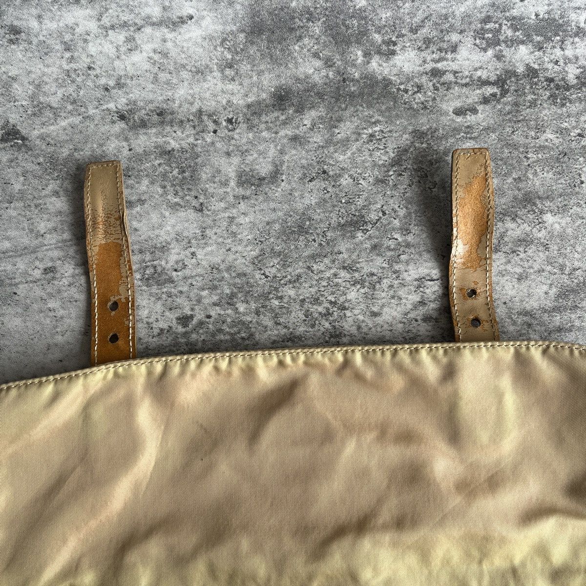 Prada Vintage Prada Nylon Beige Messenger Bag Size ONE SIZE - 19 Thumbnail