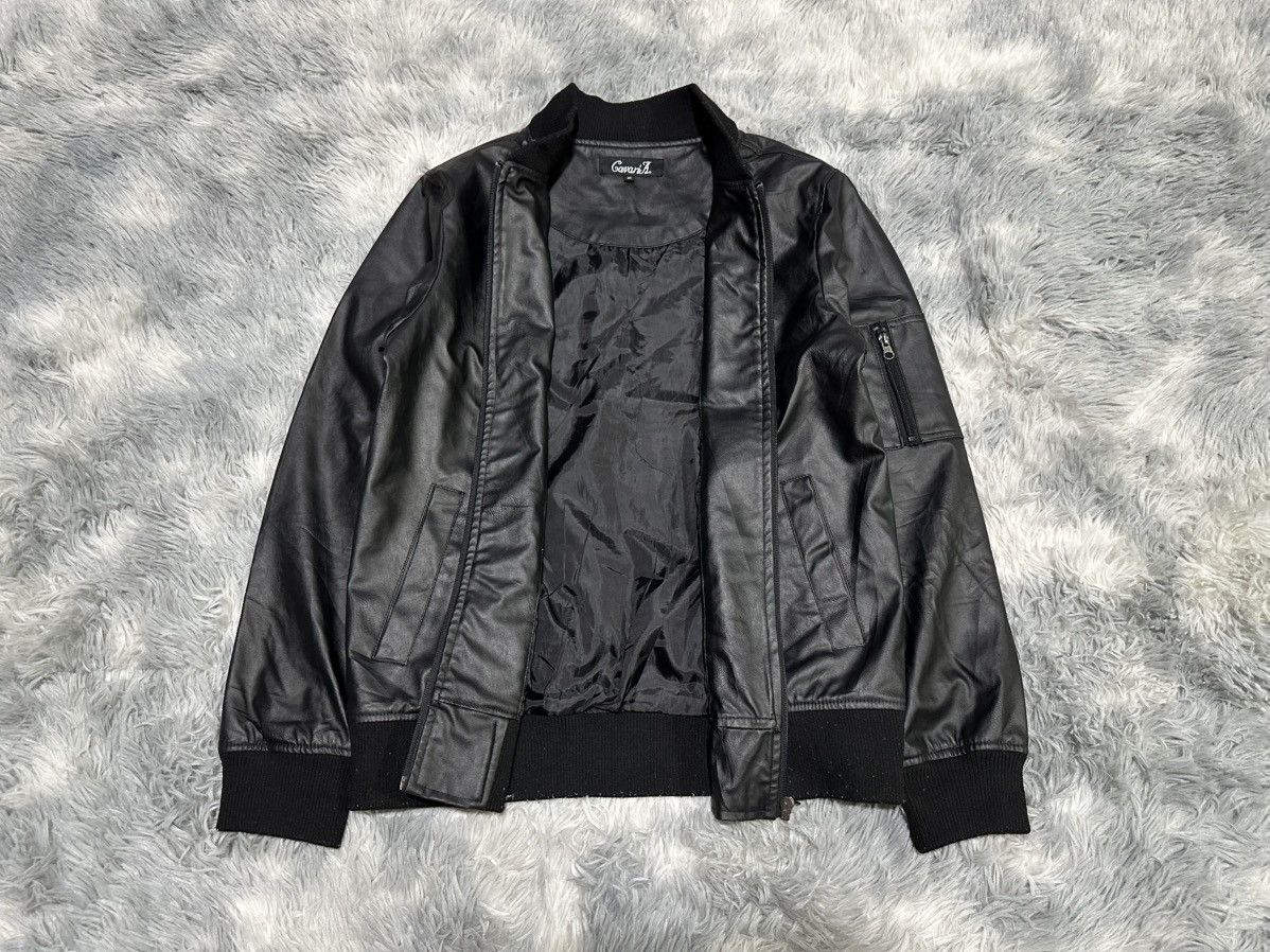 Japanese Brand 🔥Sick Y2K Cavaria Ma-1 Bomber Faux Leather Jacket Goth Punk Size US L / EU 52-54 / 3 - 5 Thumbnail