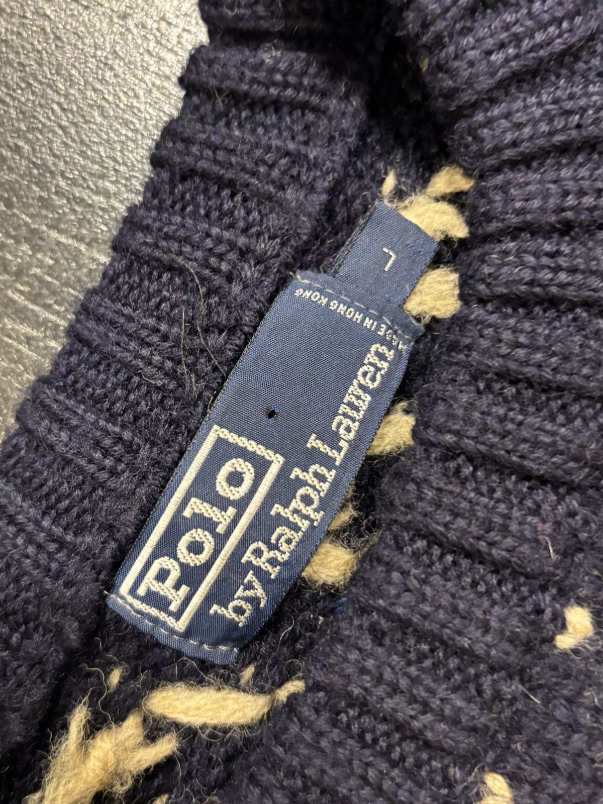 Polo Ralph Lauren Polo Ralph Lauren Vintage Ski Knit Sweater Size US L / EU 52-54 / 3 - 3 Thumbnail