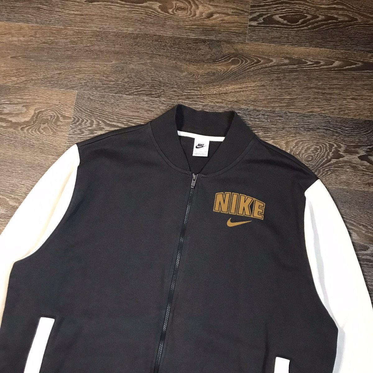 Nike × Vintage NIKE Big boy DRILL BIG LOGO RARE Y2K VINTAGE BOMBER JACKET Size US XXL / EU 58 / 5 - 3 Thumbnail