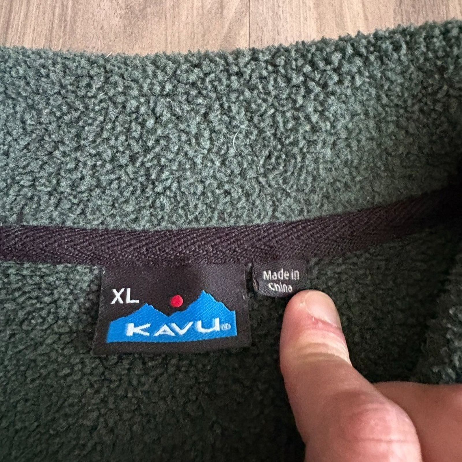 KAVU Kavu Jacket Men's Size XL Green Half Zip Long Sleeve Size US XL / EU 56 / 4 - 2 Thumbnail
