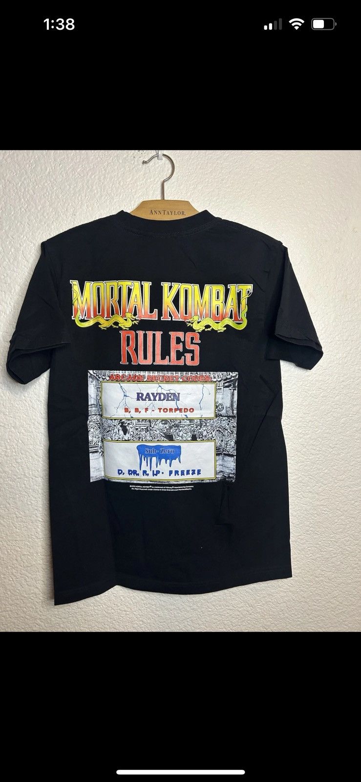 Vintage VTG Rare 1992 Mortal Combat Rules Secret Codes Midway Shirt Size US S / EU 44-46 / 1 - 2 Thumbnail