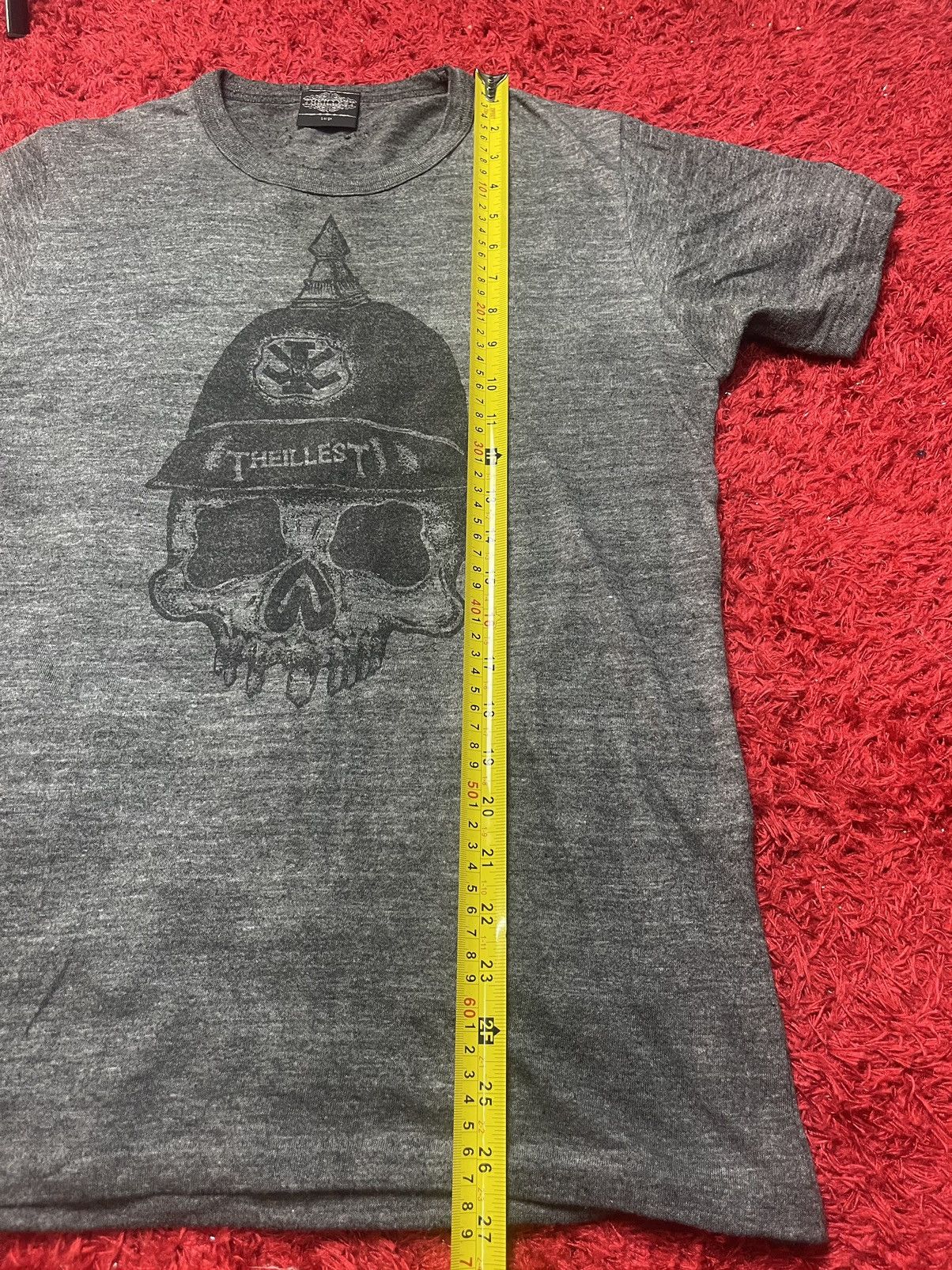 Japanese Brand × Vintage Vintage The Illest Skull Army Single Stitch Size US L / EU 52-54 / 3 - 4 Thumbnail
