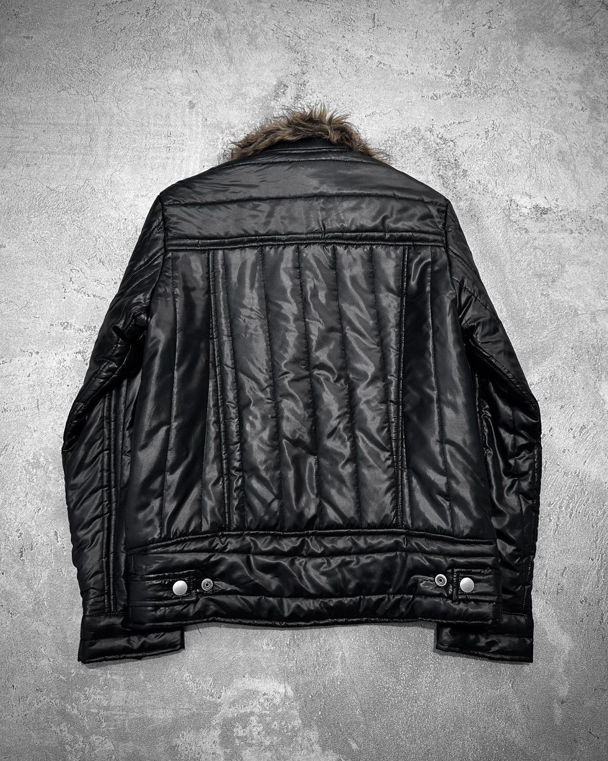 Japanese Brand Fur Neck Rider Jacket Vkei Style Lgb Kmrii