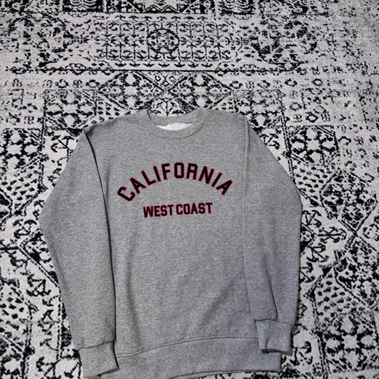 Vintage Vintage Gray Cotton Crewneck Size S California West Coast Size US S / EU 44-46 / 1 - 4 Thumbnail