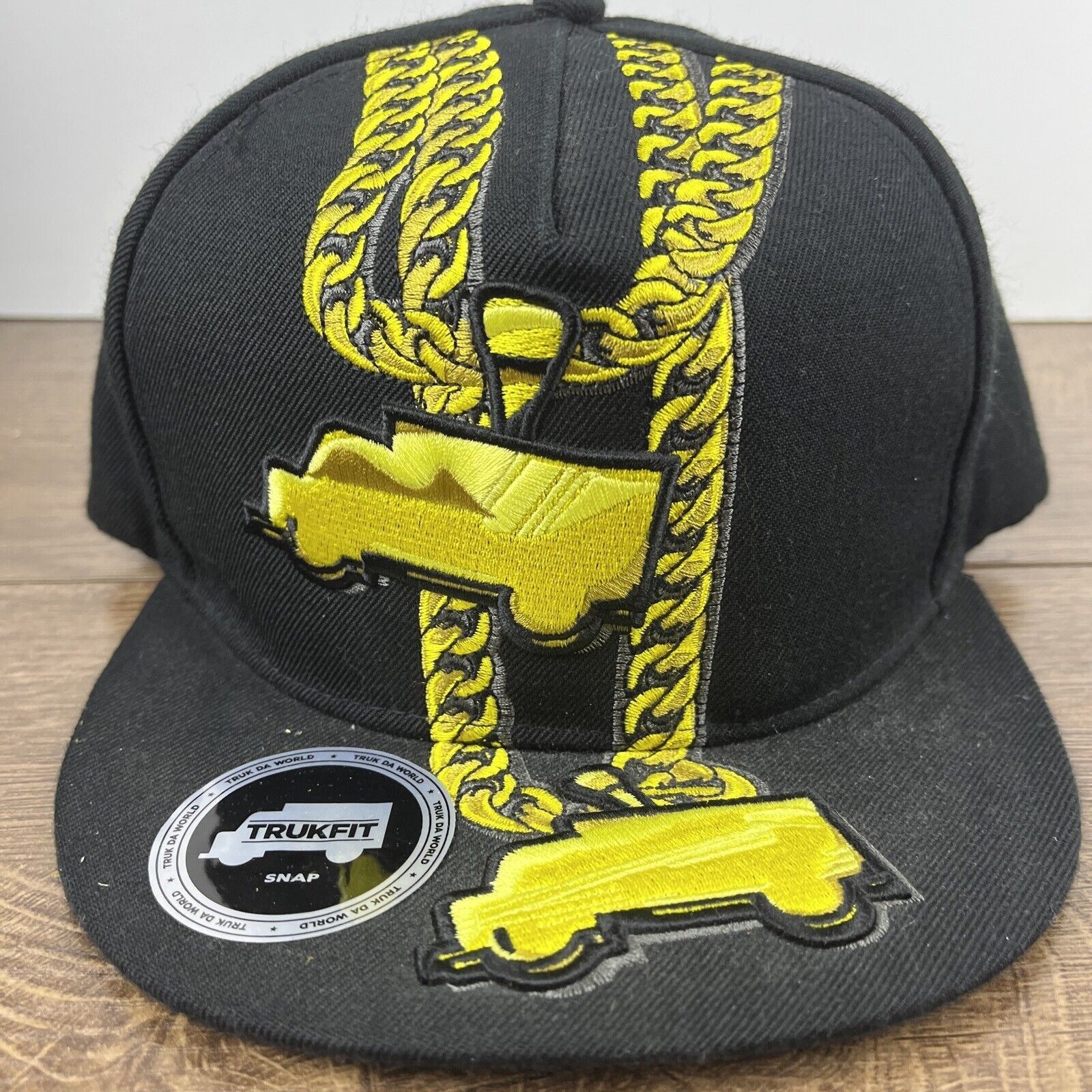 Other Gold Chains Hat Trucks Black Hat Snapback Adjustable Adult S Size ONE SIZE - 7 Thumbnail