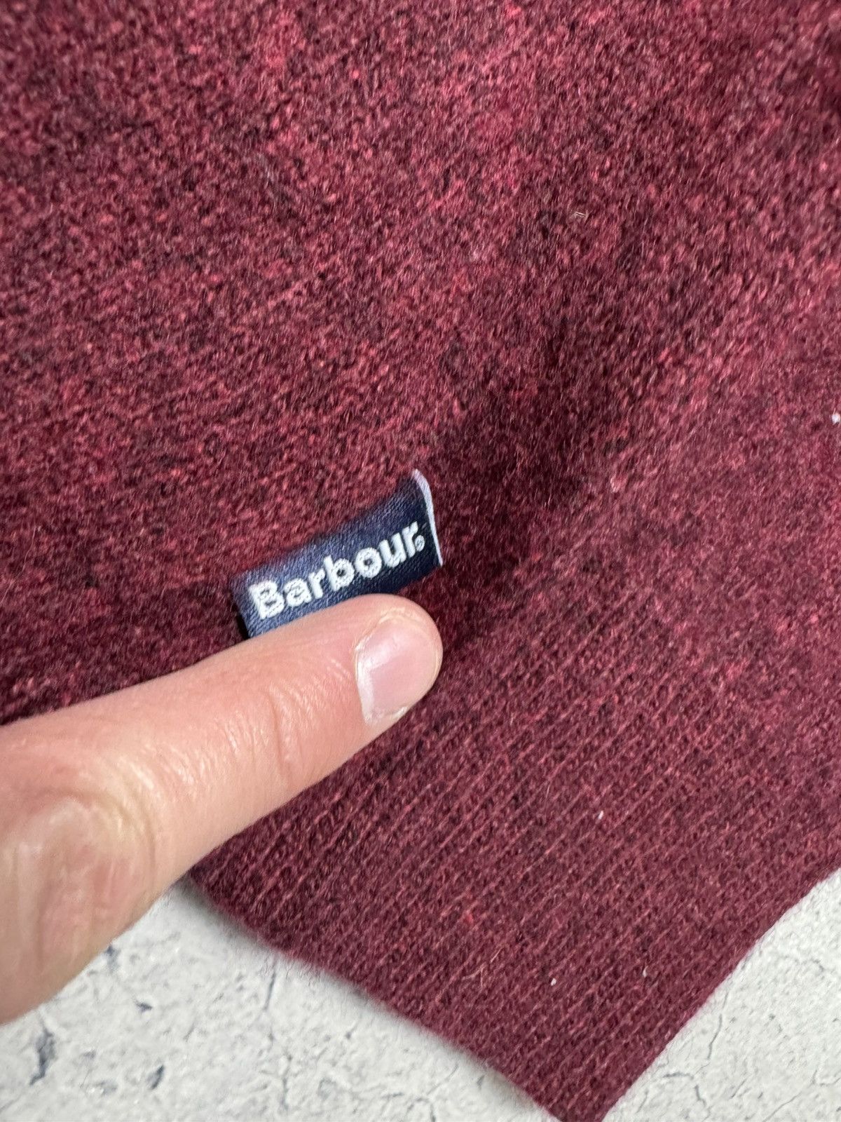 Barbour Barbour Burgundy Wool Sweater Casual Size M Size US M / EU 48-50 / 2 - 6 Thumbnail