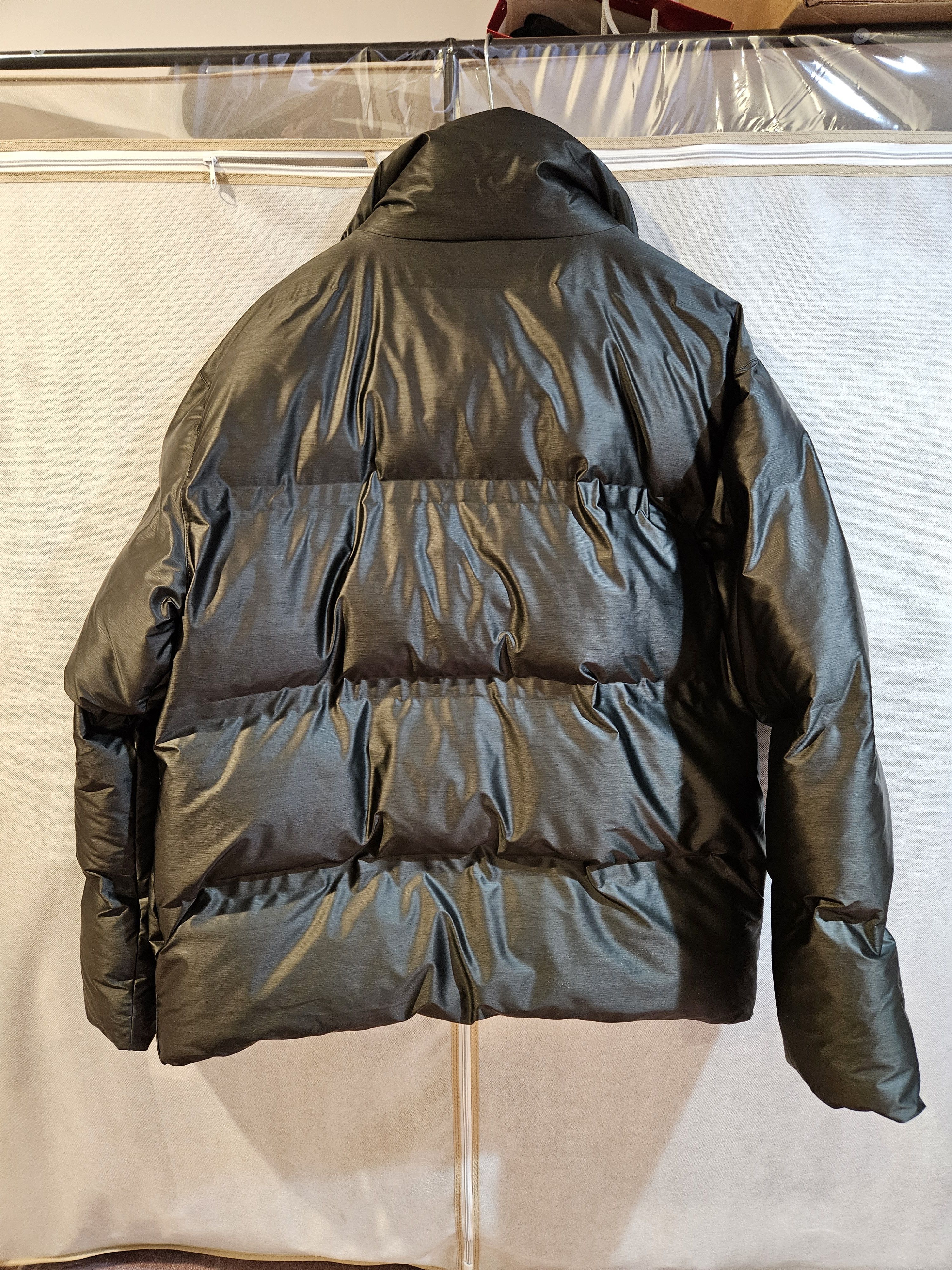 Rains Black Bator Puffer Jacket Size US L / EU 52-54 / 3 - 7 Thumbnail