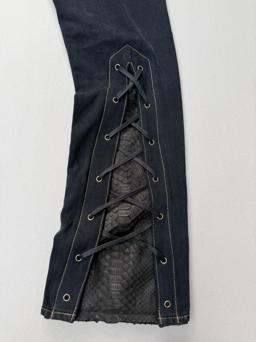 Japanese Brand Hysteric Glamour lace up flare jeans Size US 28 / EU 44 - 8 Thumbnail