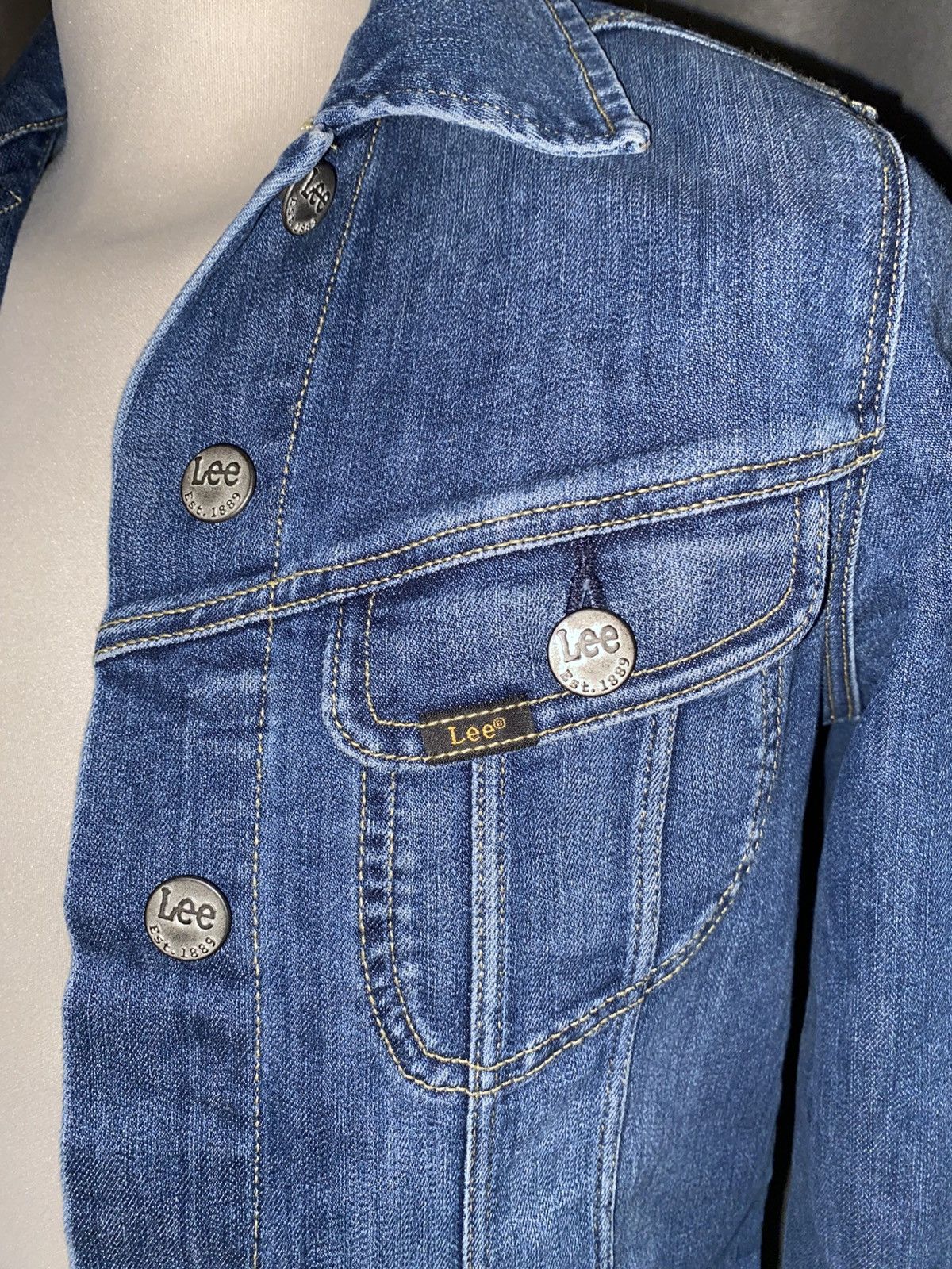 Lee Lee - Denim Jacket - Small - Very Good Condition Size S / US 4 / IT 40 - 2 Thumbnail