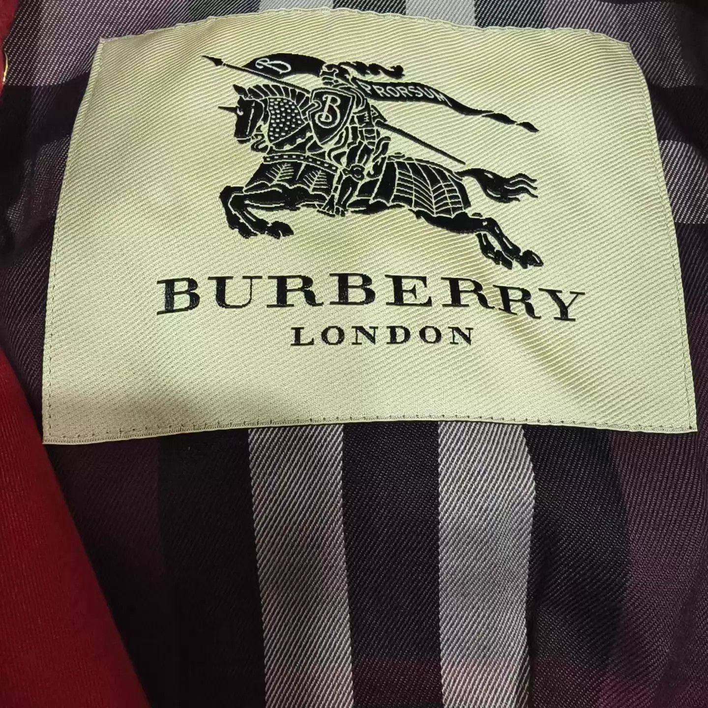Burberry Burberry red check lining trench coat uk6 Size XS / US 0-2 / IT 36-38 - 4 Thumbnail