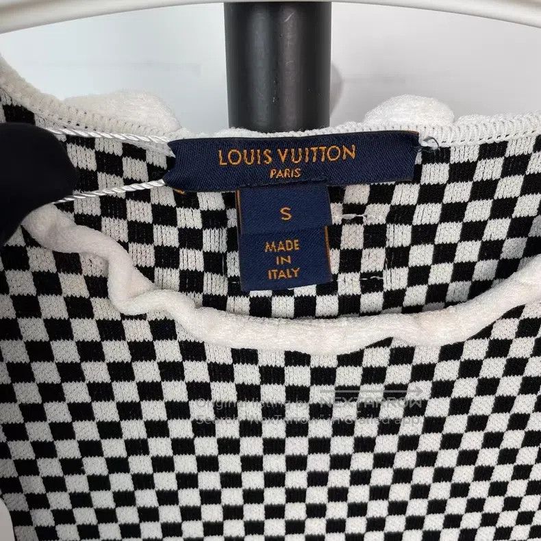 Louis Vuitton Louis Vuitton 2022ss black and white checkerboard short sl Size S / US 4 / IT 40 - 5 Thumbnail