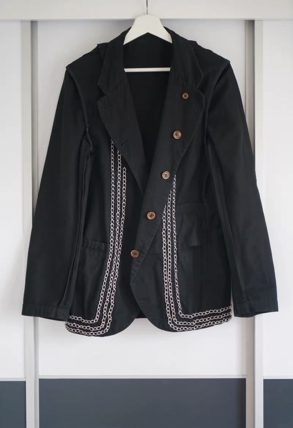Comme des Garcons Comme des Garcons 07ss Chain Stitch Blazer K4 Size US S / EU 44-46 / 1 - 3 Thumbnail