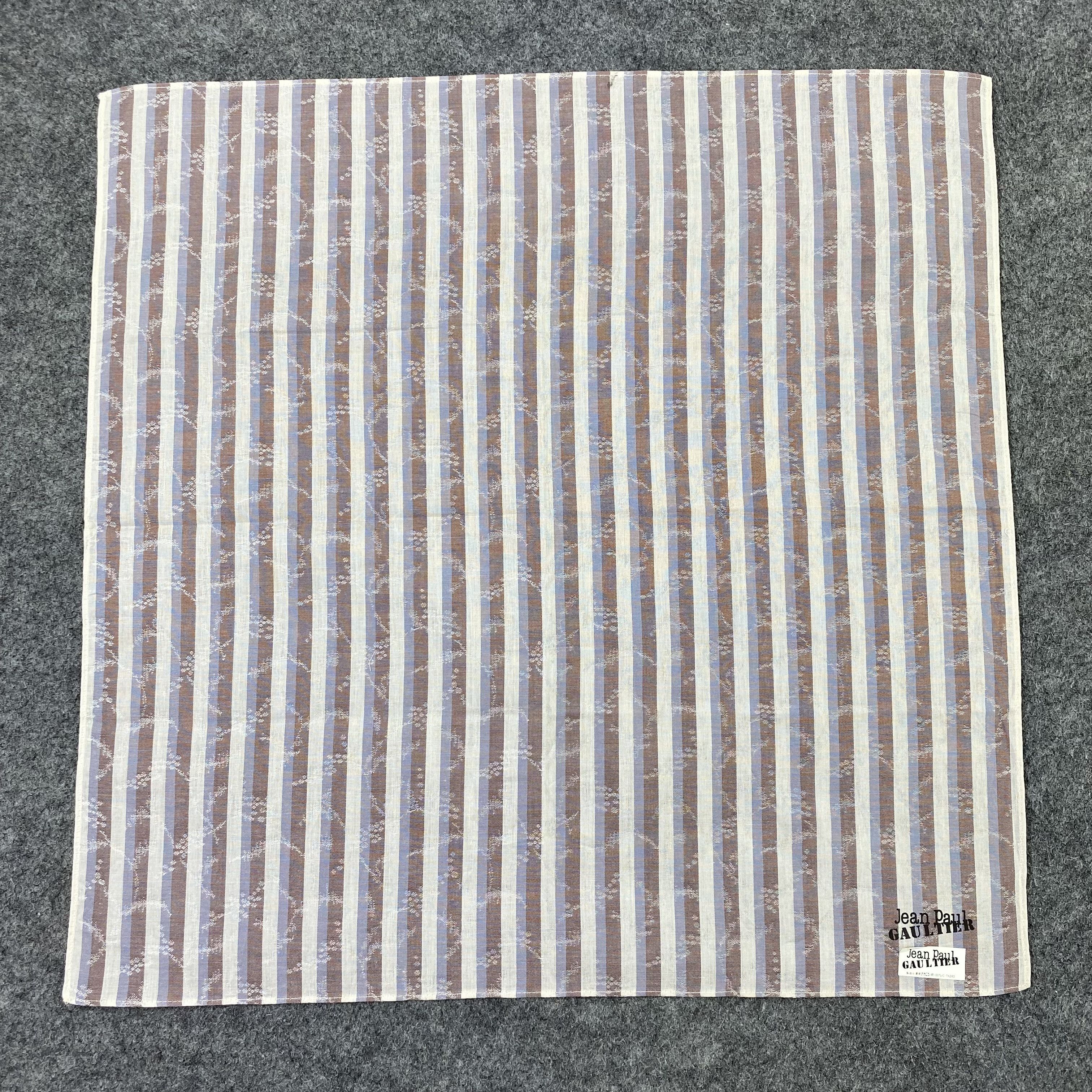 Jean Paul Gaultier Jean Paul Gaultier Handkerchief Neckerchief Bandana-B1666 Size ONE SIZE - 3 Thumbnail