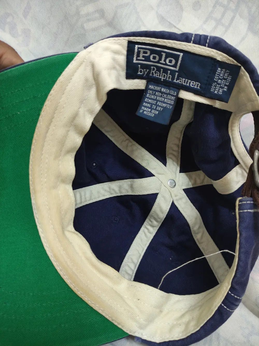 Polo Ralph Lauren POLO RALPH LAUREN VINTAGE CAP DISTRESSED DESIGN Size ONE SIZE - 2 Thumbnail
