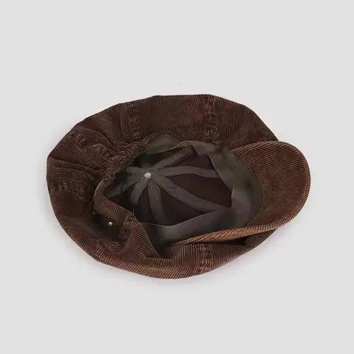 VIBE Vintage British Corduroy Design Octagon Hat Size ONE SIZE - 8 Thumbnail