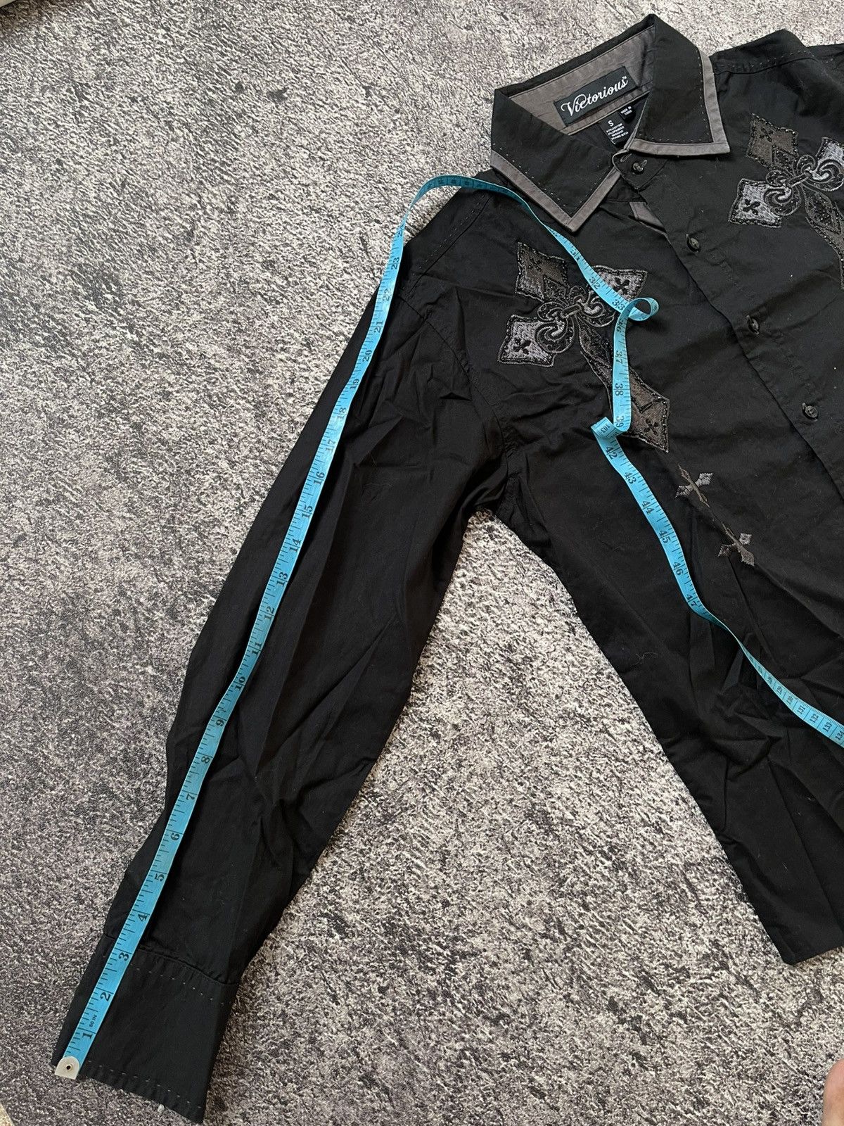 Japanese Brand Y2K Victorius Cross style ifsixwasnine shirt Size US M / EU 48-50 / 2 - 10 Thumbnail
