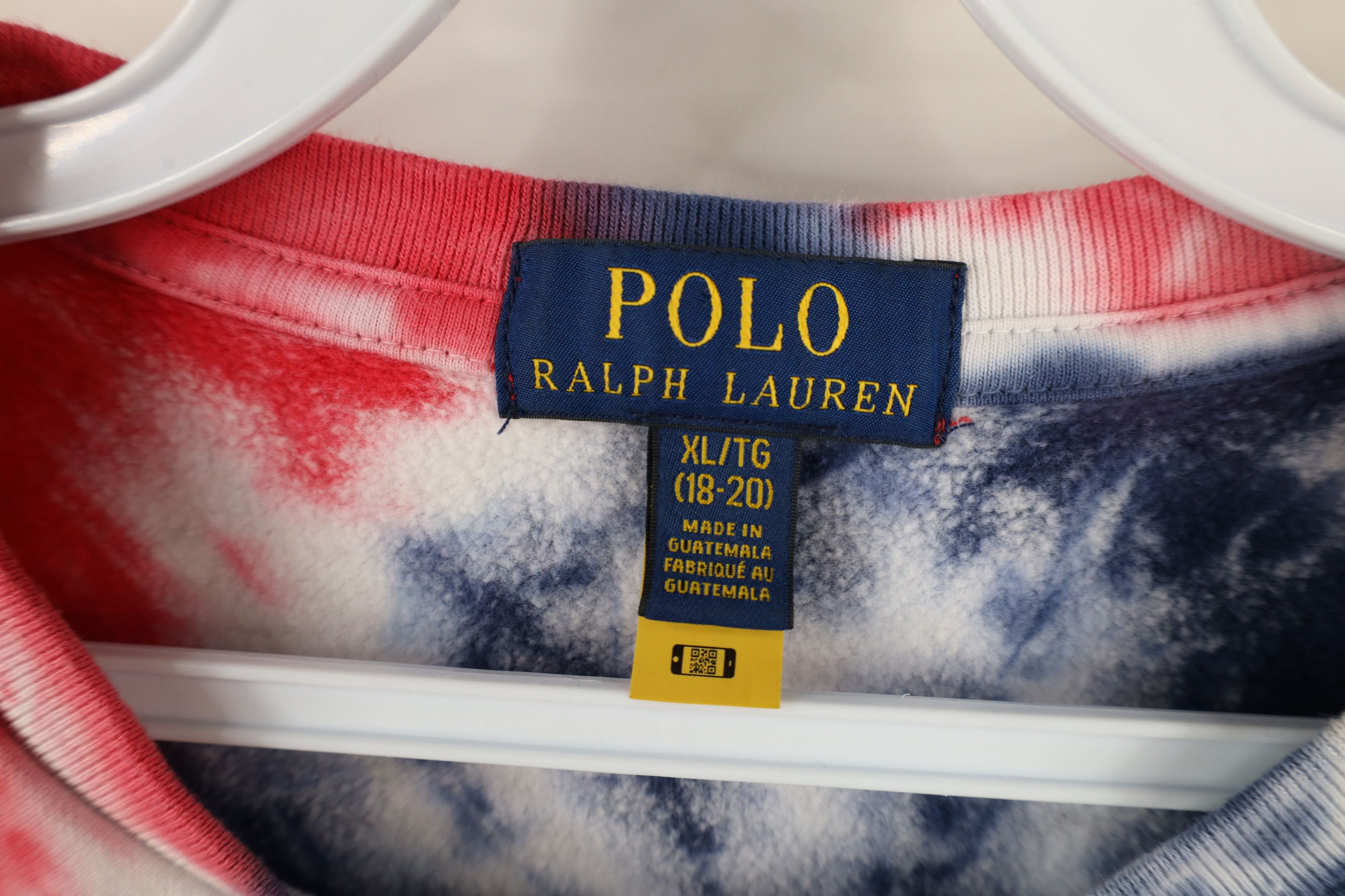 Ralph Lauren × Vintage Vintage Y2K Ralph Lauren Out Block Letter Tie Dye Sweatshirt Size XL / US 12-14 / IT 48-50 - 6 Thumbnail