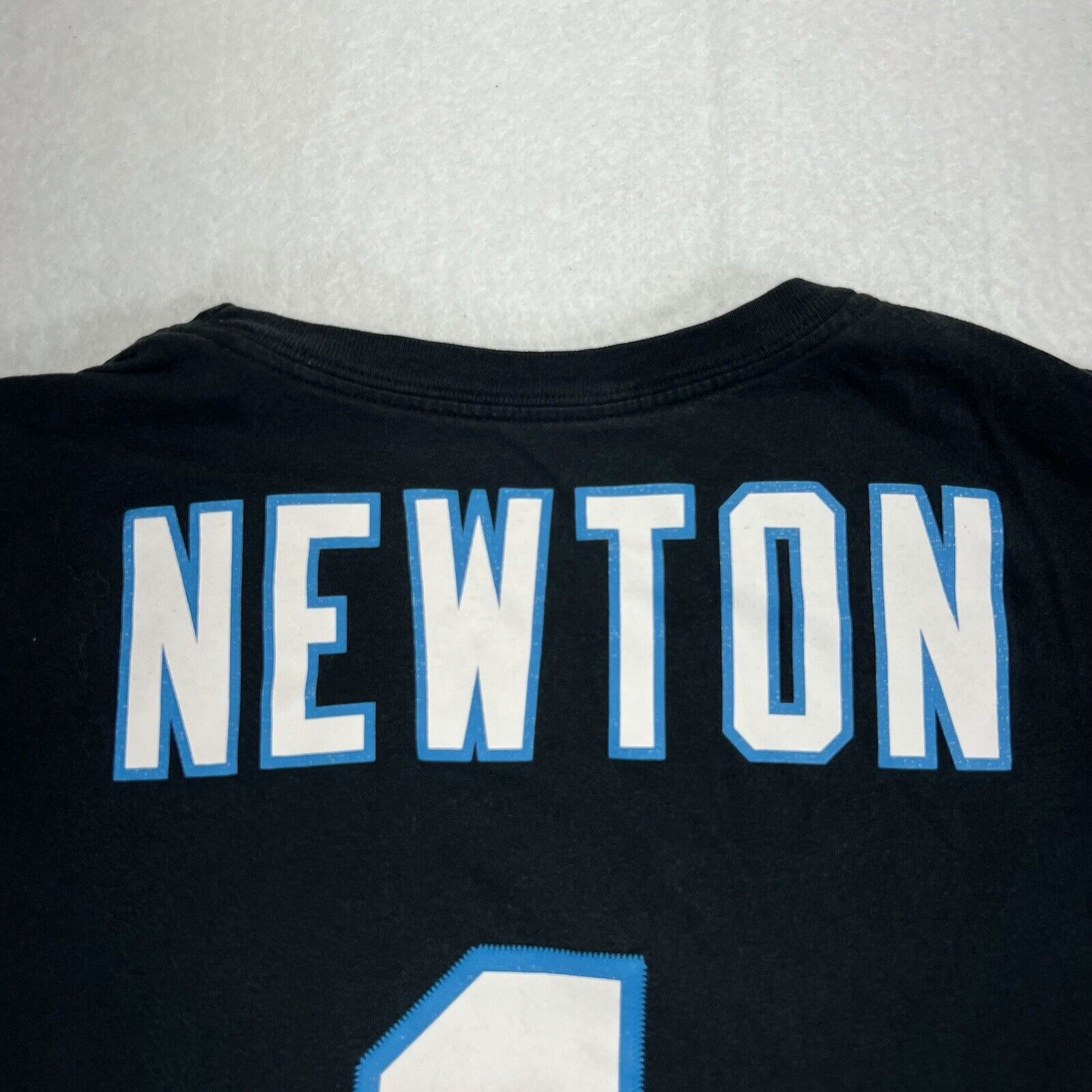 Nike Nike NFL Carolina Panthers Small Cam Newton #1 Black T-Shirt Size US S / EU 44-46 / 1 - 9 Thumbnail