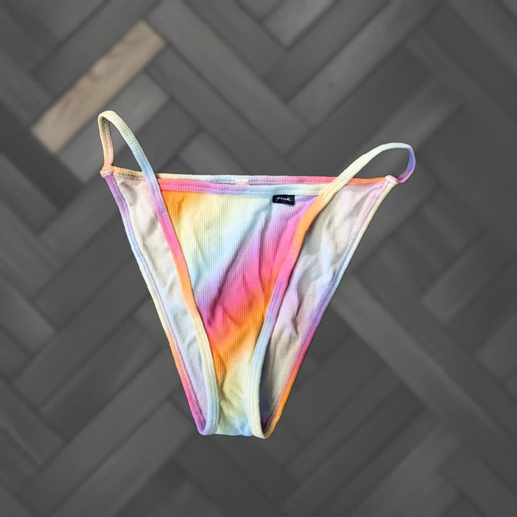 Victoria's Secret Victoria's Secret Bottom Women M Multicolor Colorful Bikini Swimwear Size 32" / US 10 / IT 46 - 1 Thumbnail
