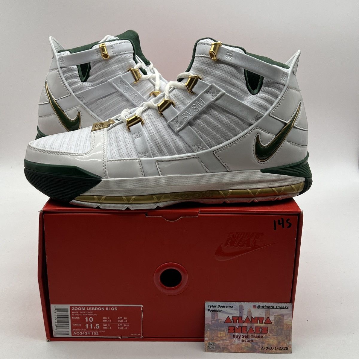 Nike Zoom Lebron 3 SVSM home Size US 10 / EU 43 - 1 Thumbnail