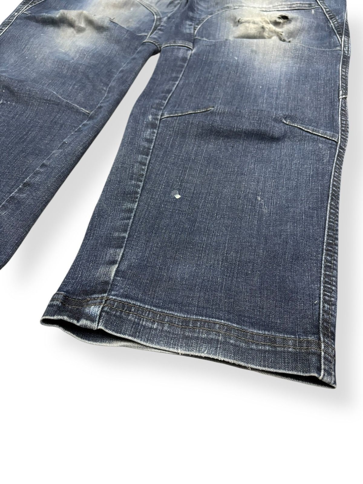 Dickies Vintage Dickies Loose Tapered Double Knee Style Cargo Jeans Size US 34 / EU 50 - 9 Thumbnail
