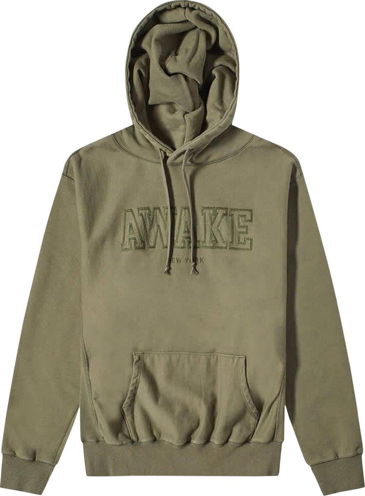 Awake NY Military Logo Embroidered Hoodie Size US XXL / EU 58 / 5 - 10 Thumbnail