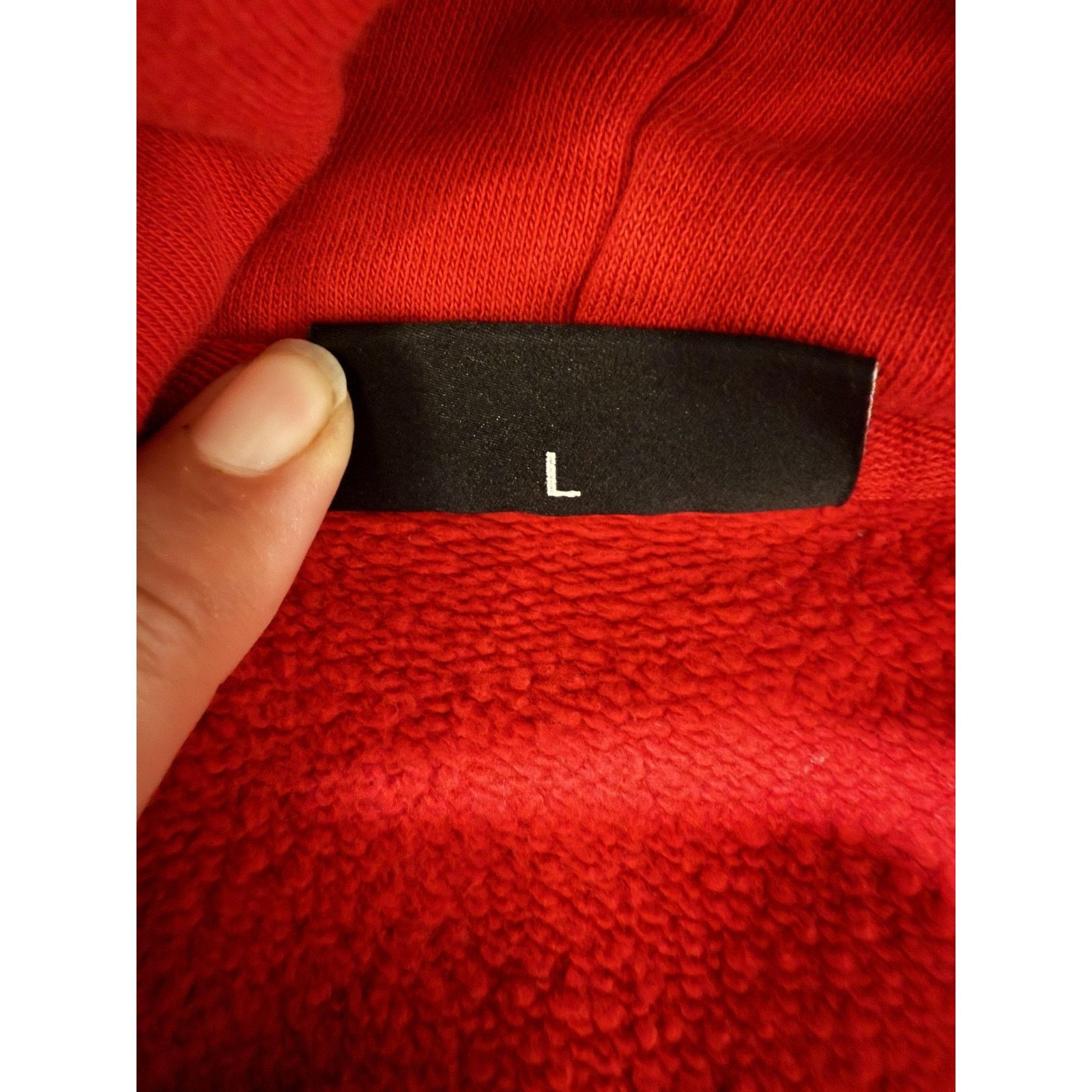 Karl Lagerfeld Karl Lagerfeld Hoodie Mens LG Red Pullover Patch Sweatshirt Size US L / EU 52-54 / 3 - 5 Thumbnail