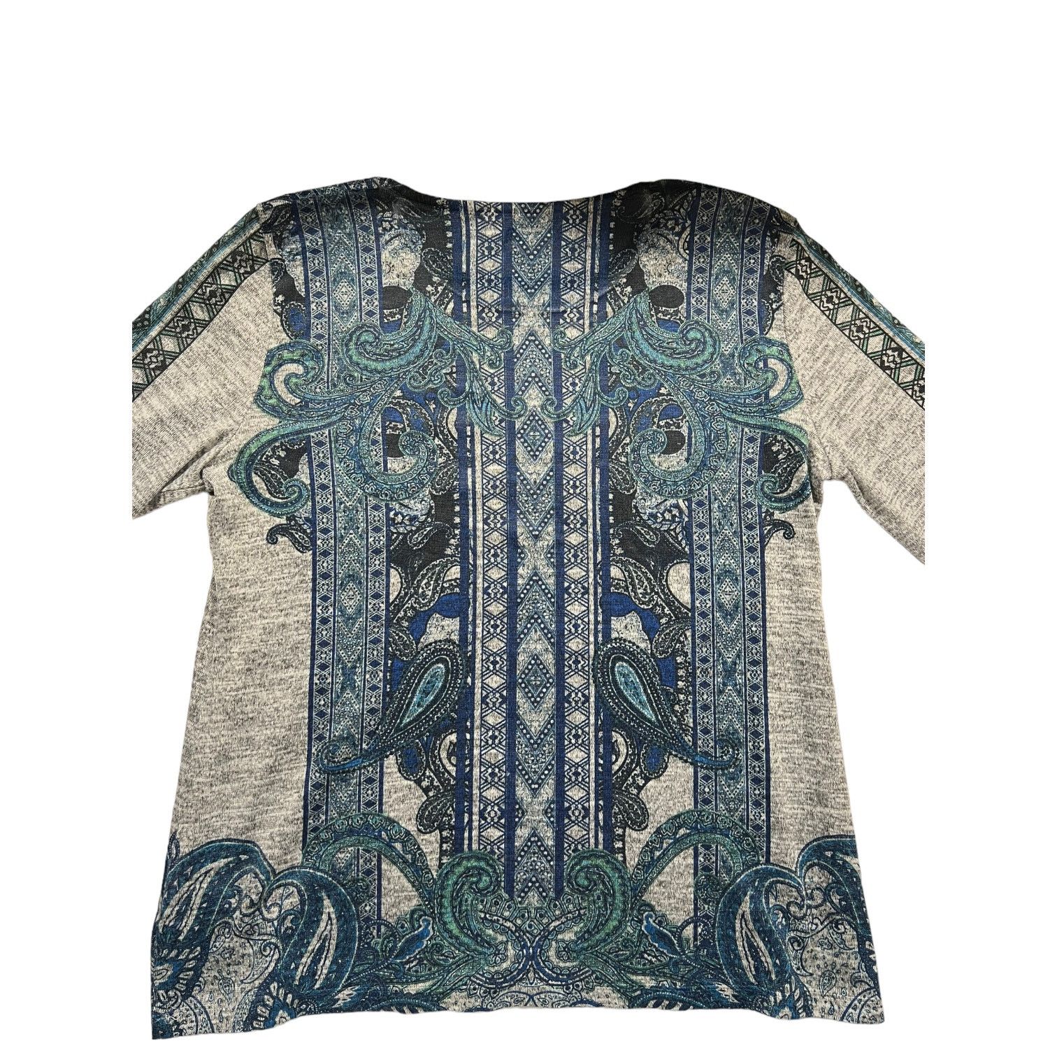 Other White Stag Blue Green White Light Weight Long Sleeve Top Med Size M / US 6-8 / IT 42-44 - 5 Thumbnail