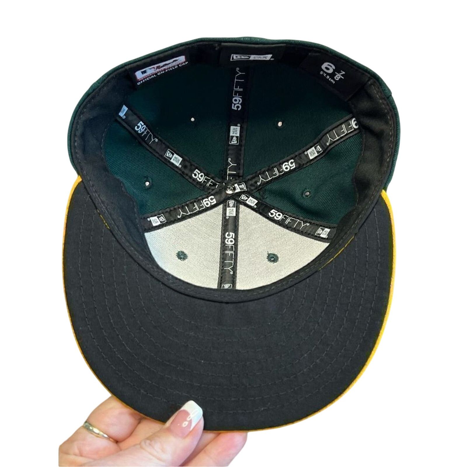 New Era New Era Oakland A's Official On Field Baseball Cap Hat 6 7/8 Size ONE SIZE - 6 Thumbnail