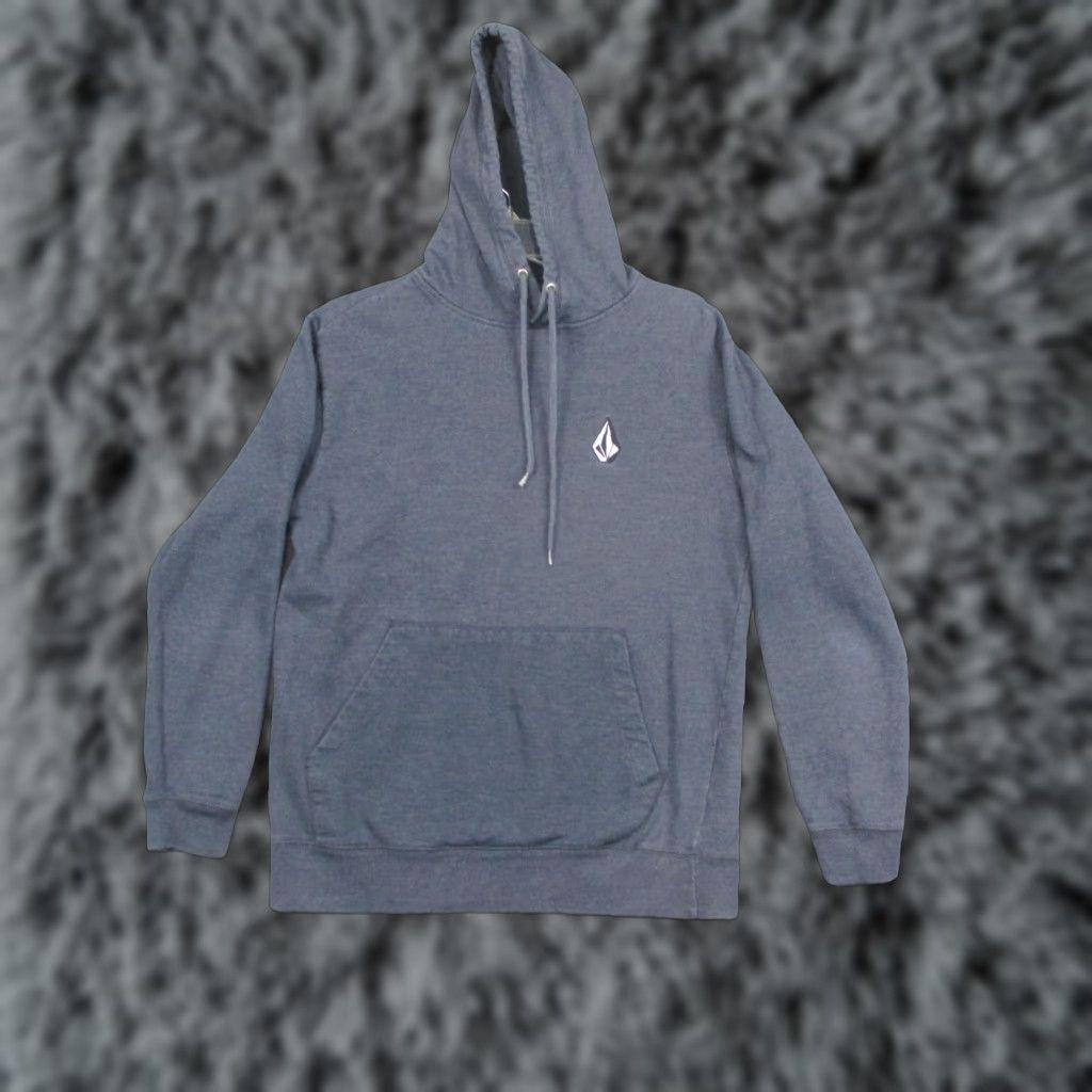 Volcom Volcom Hoodie Mens Small Blue Pullover Kangaroo Pocket Embroidered A4101903 Size US S / EU 44-46 / 1 - 1 Thumbnail