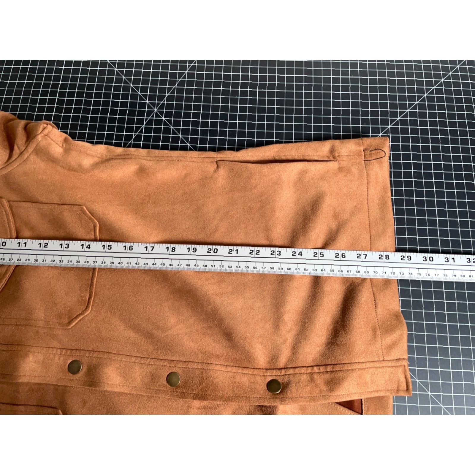 Frye VINTAGE Frye Shirt Jacket Brown L Large Faux Suede Button-Up Collared Long Sleeve Size US L / EU 52-54 / 3 - 6 Thumbnail