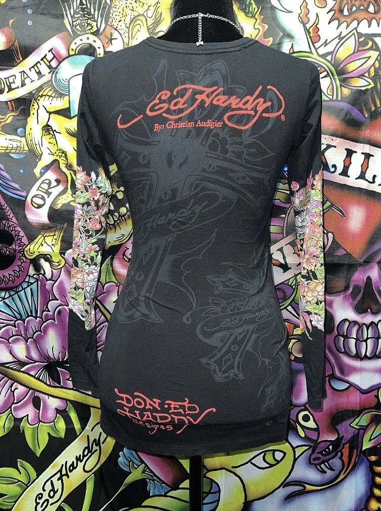Ed Hardy Ed hardy long sleeve shirt multiple designs Size S / US 4 / IT 40 - 5 Thumbnail