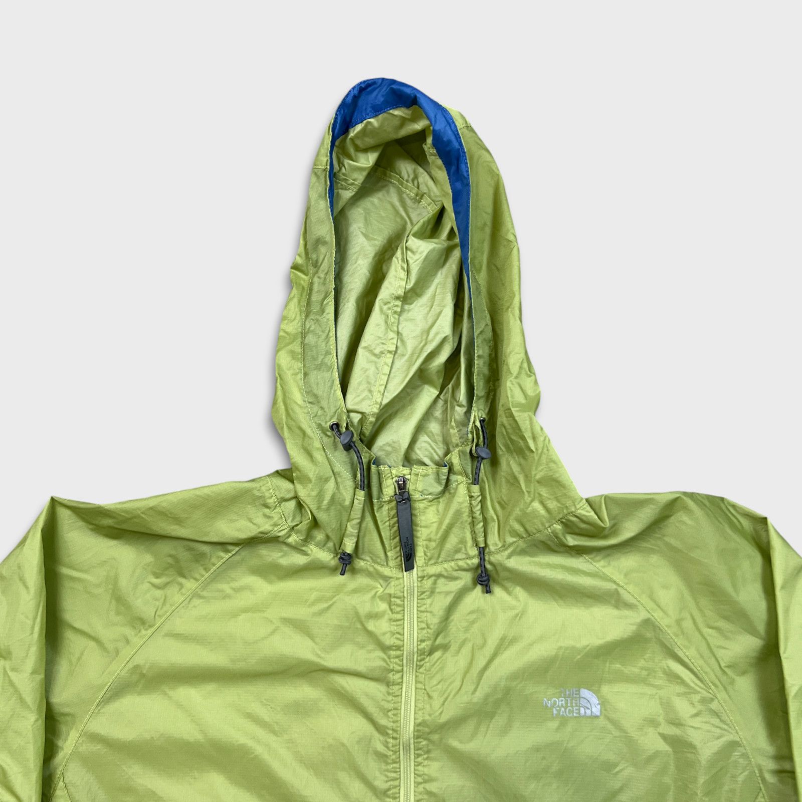 The North Face × Vintage The North Face Jacket Large Zip Outdoor Hooded Windbreaker Size L / US 10 / IT 46 - 2 Thumbnail