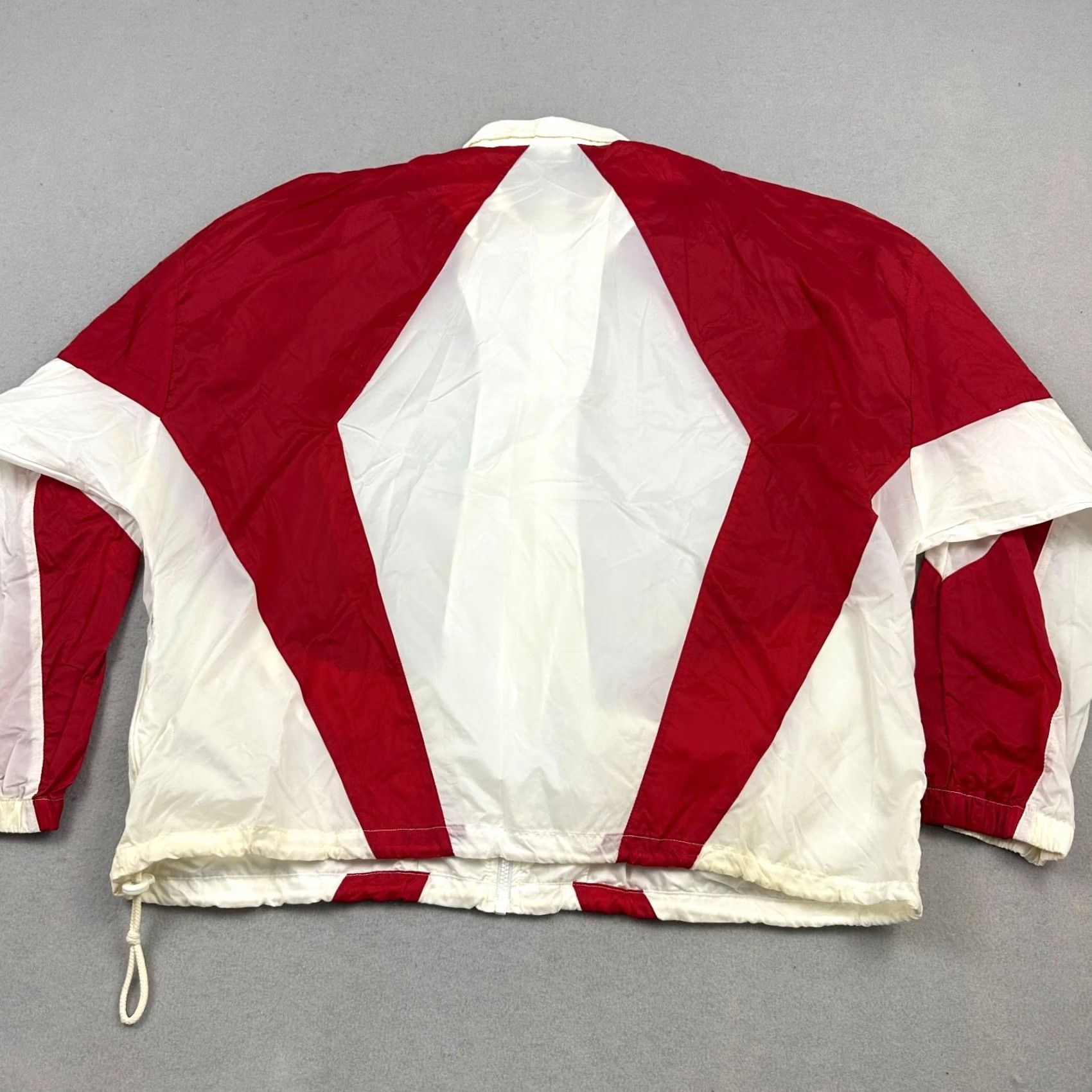 Nike VINTAGE Nike Track Jacket Mens 2XL Red White Full Zip Windbreaker Lightweight 90s Size US XXL / EU 58 / 5 - 6 Thumbnail