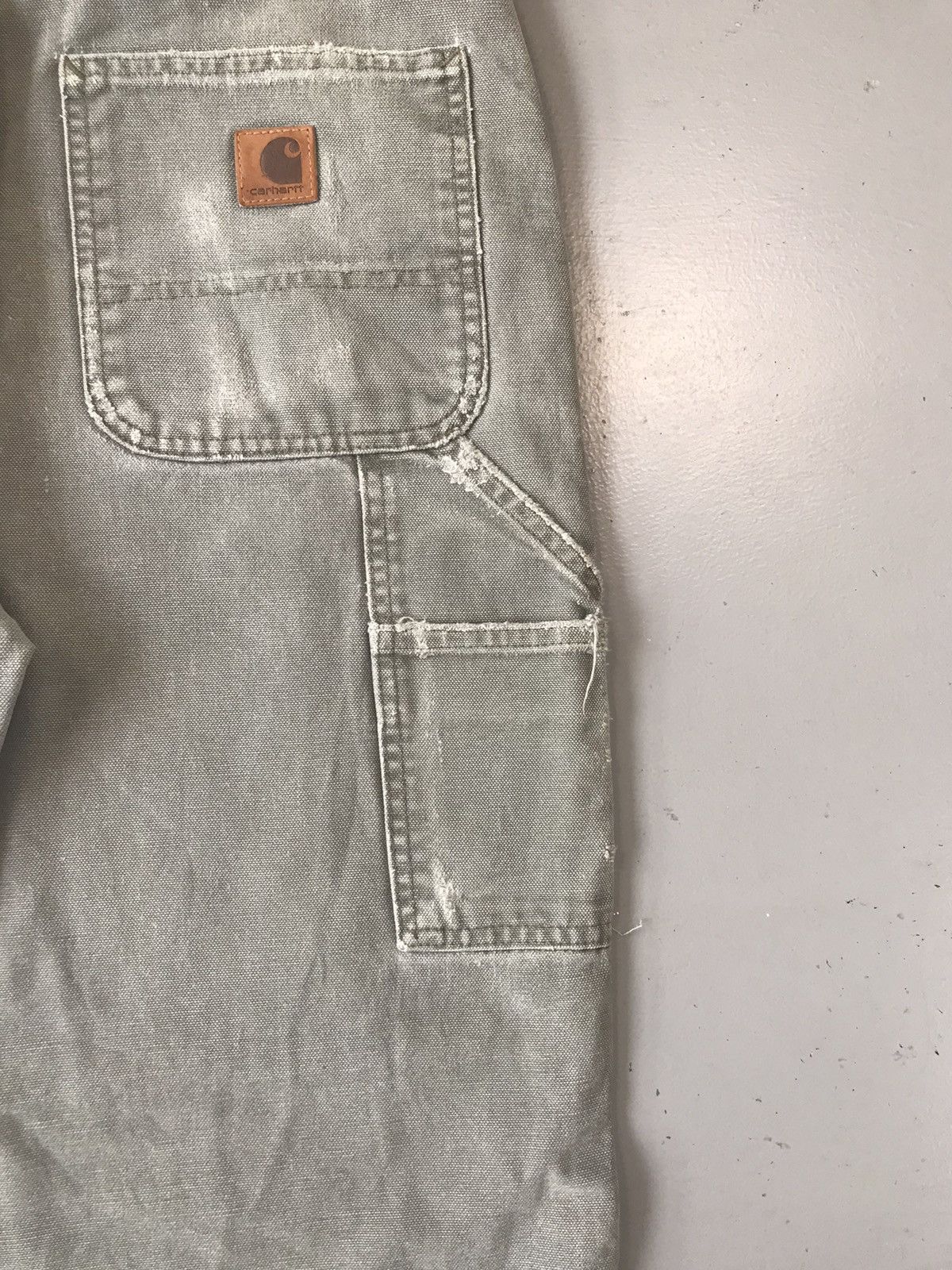 Carhartt × Vintage Rare Vintage Carhartt B111 MOS blanket line carpenter denim Size US 36 / EU 52 - 9 Thumbnail