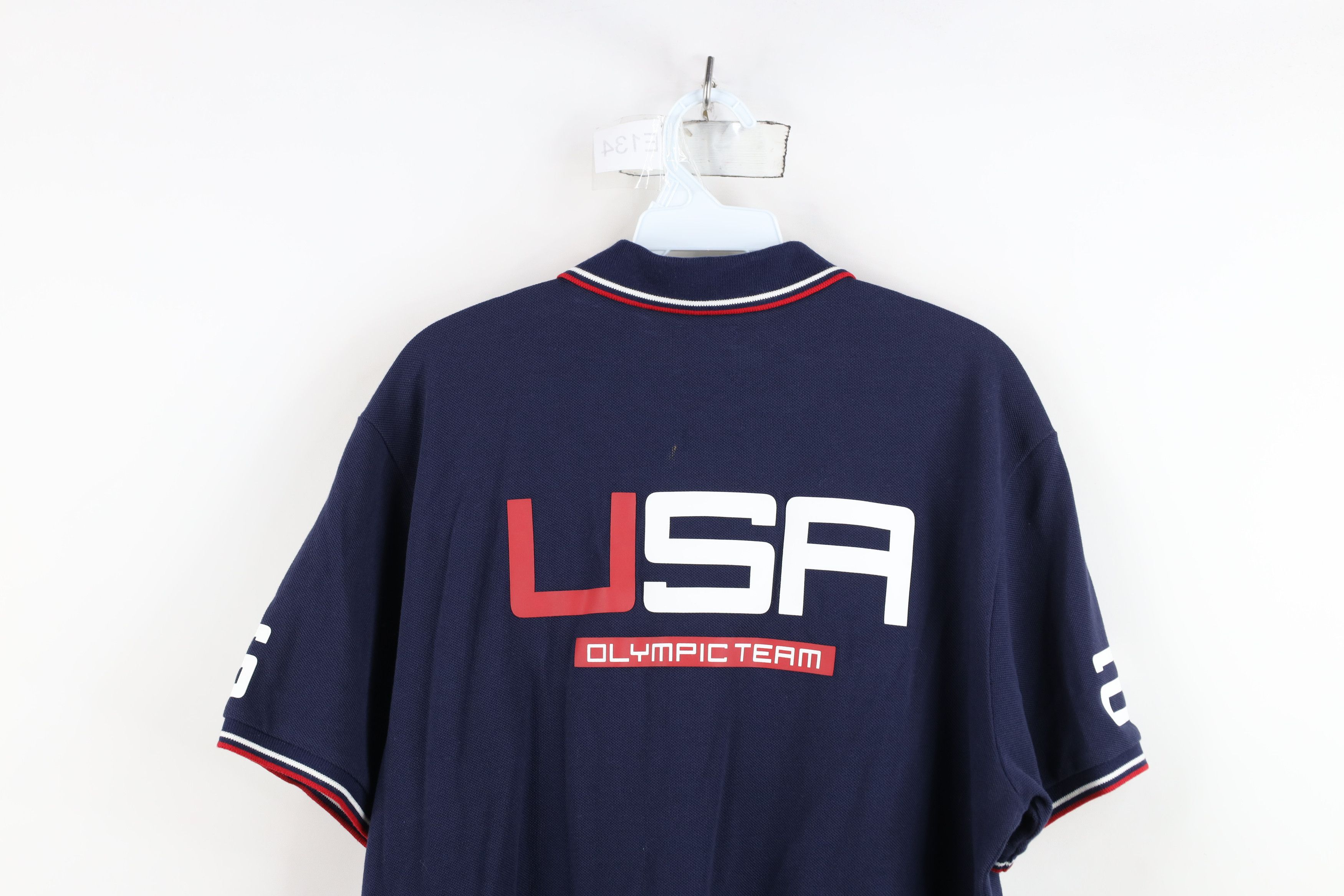 Polo Ralph Lauren Ralph Lauren 2016 Olympics United States Big Pony Polo Shirt Size US L / EU 52-54 / 3 - 14 Thumbnail