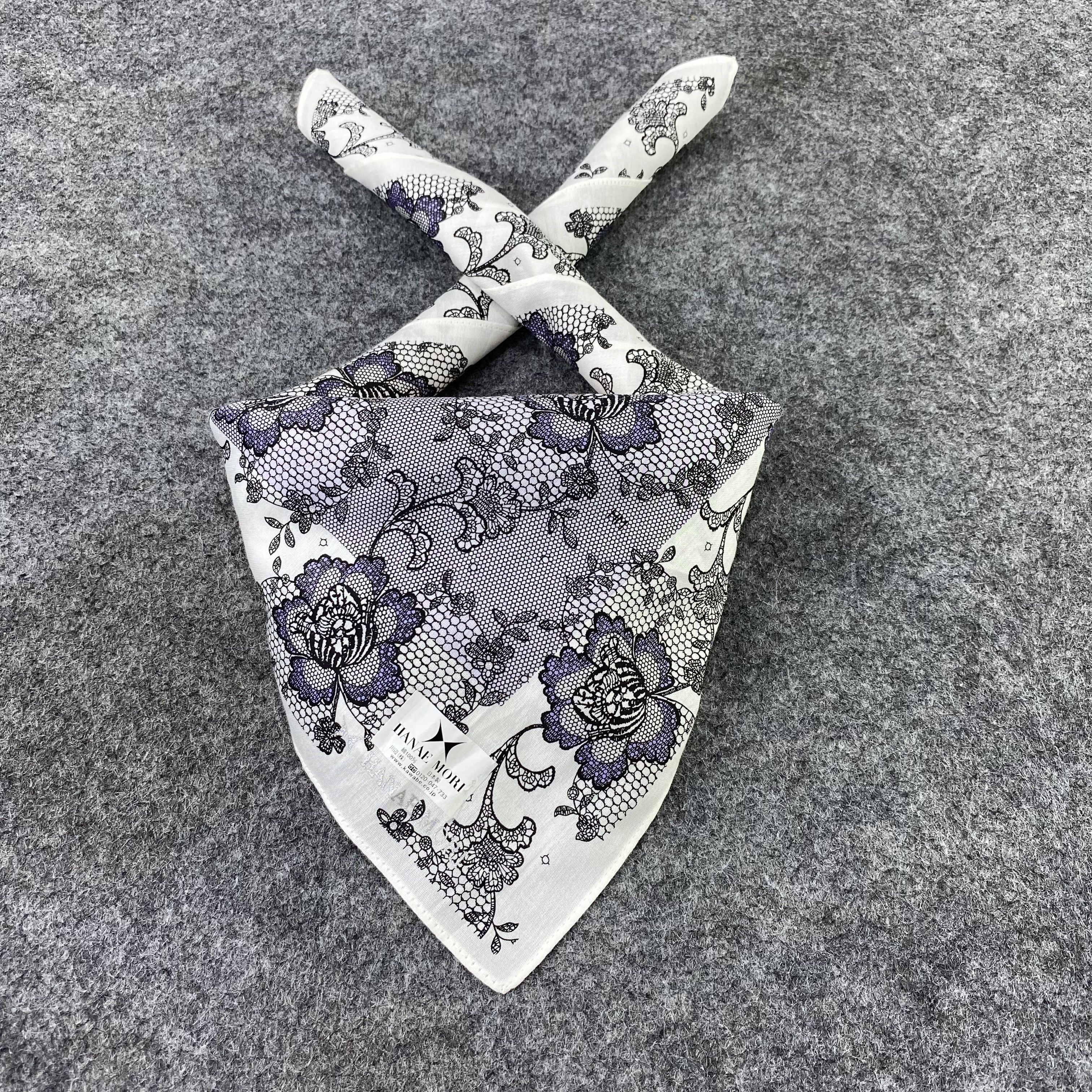 Hanae Mori Hanae Mori Handkerchief / Bandana / Neckerchief-B839 Size ONE SIZE - 2 Thumbnail