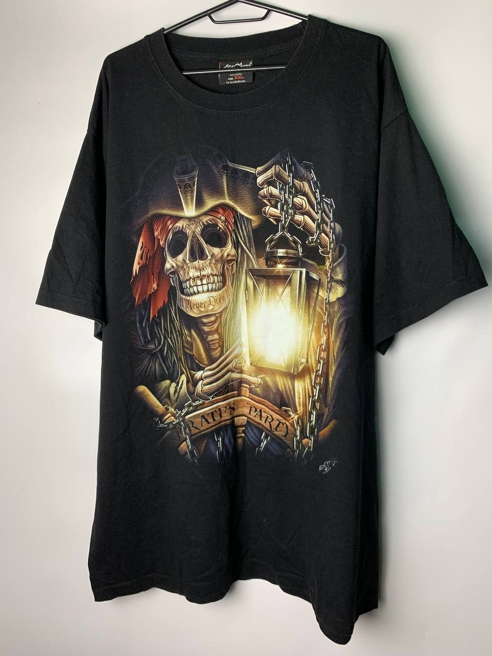 Band Tees Vintage Pirate Party Skull T Shirt Rock Chang Graphic Print Size US XXL / EU 58 / 5 - 1 Thumbnail