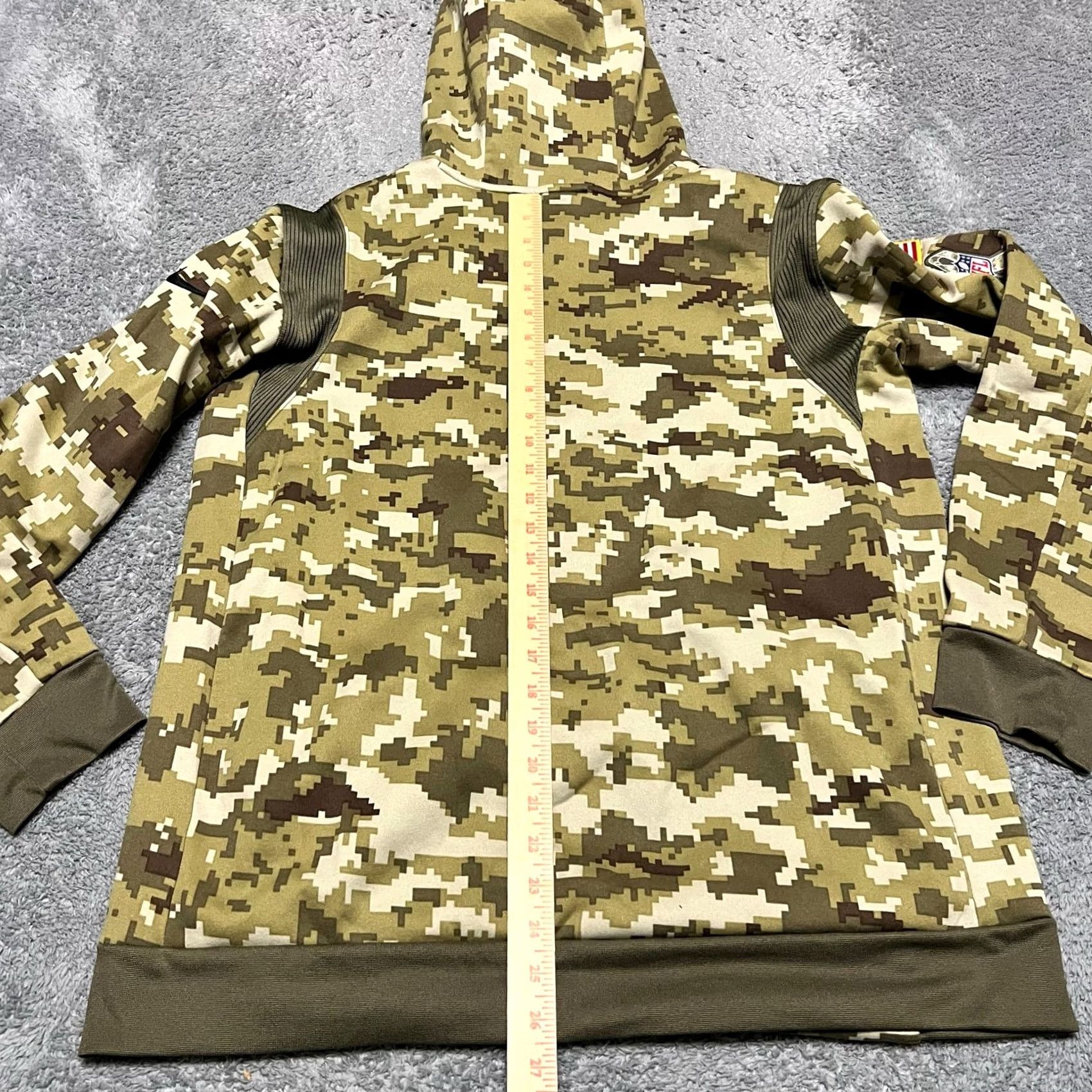 Nike Nike NFL Pittsburgh Steelers Salute To Service Hoodie Mens Large Camouflage Green L Regular Pullover Shirt? Size US L / EU 52-54 / 3 - 5 Thumbnail