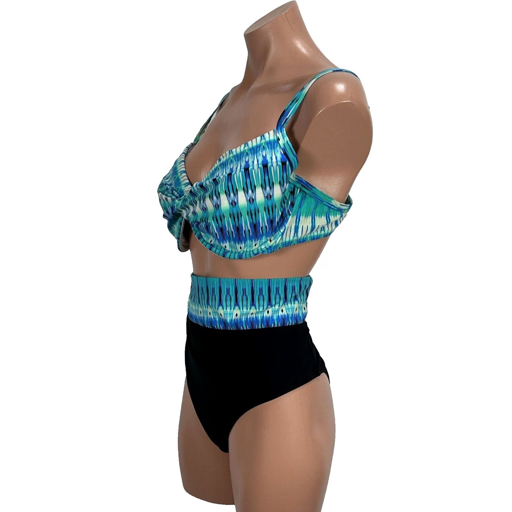 Vintage Vintage Christina 80s Womens Bikini Two Piece Size ONE SIZE - 7 Thumbnail